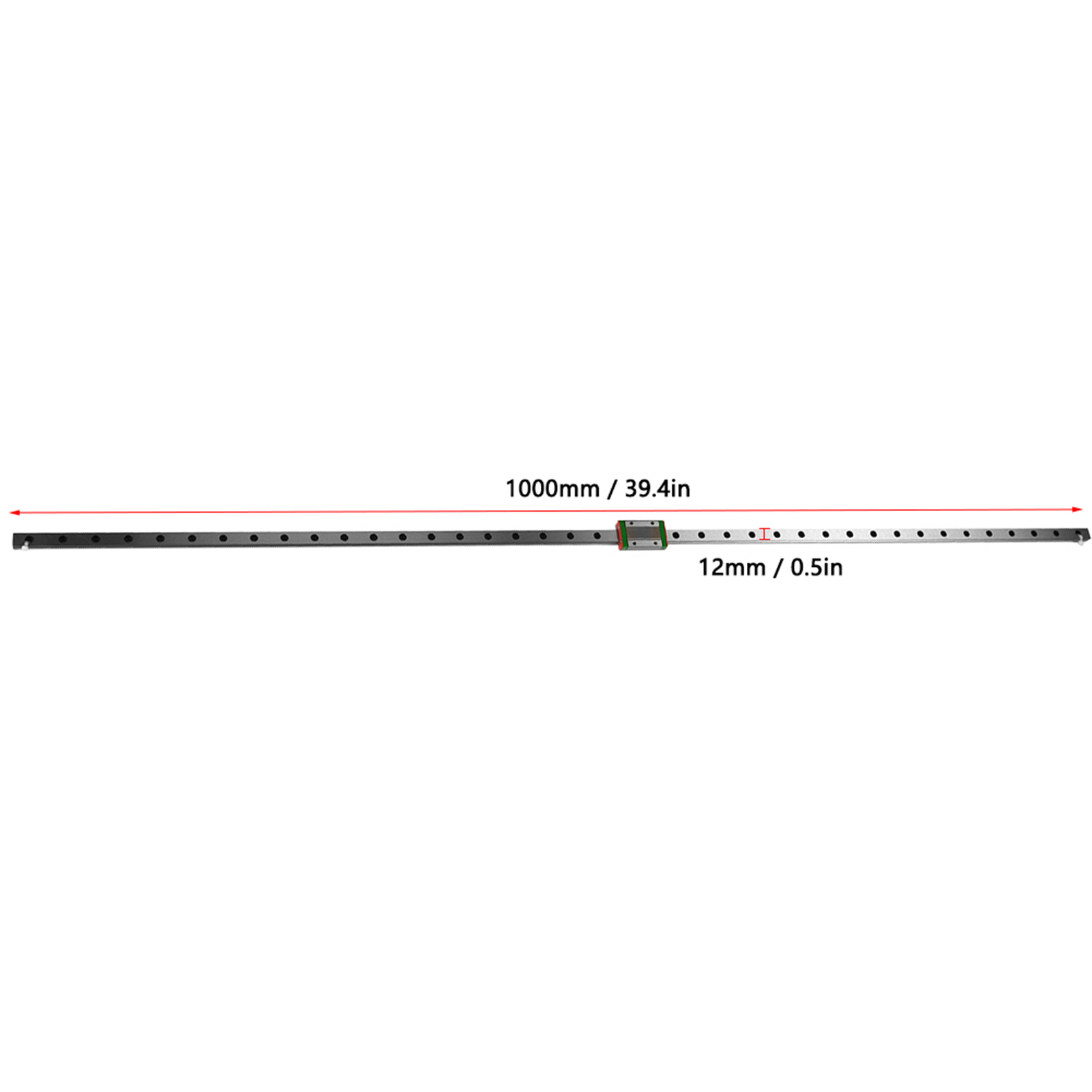 Mgn12h-1000 Mm + Linearführungsschieber