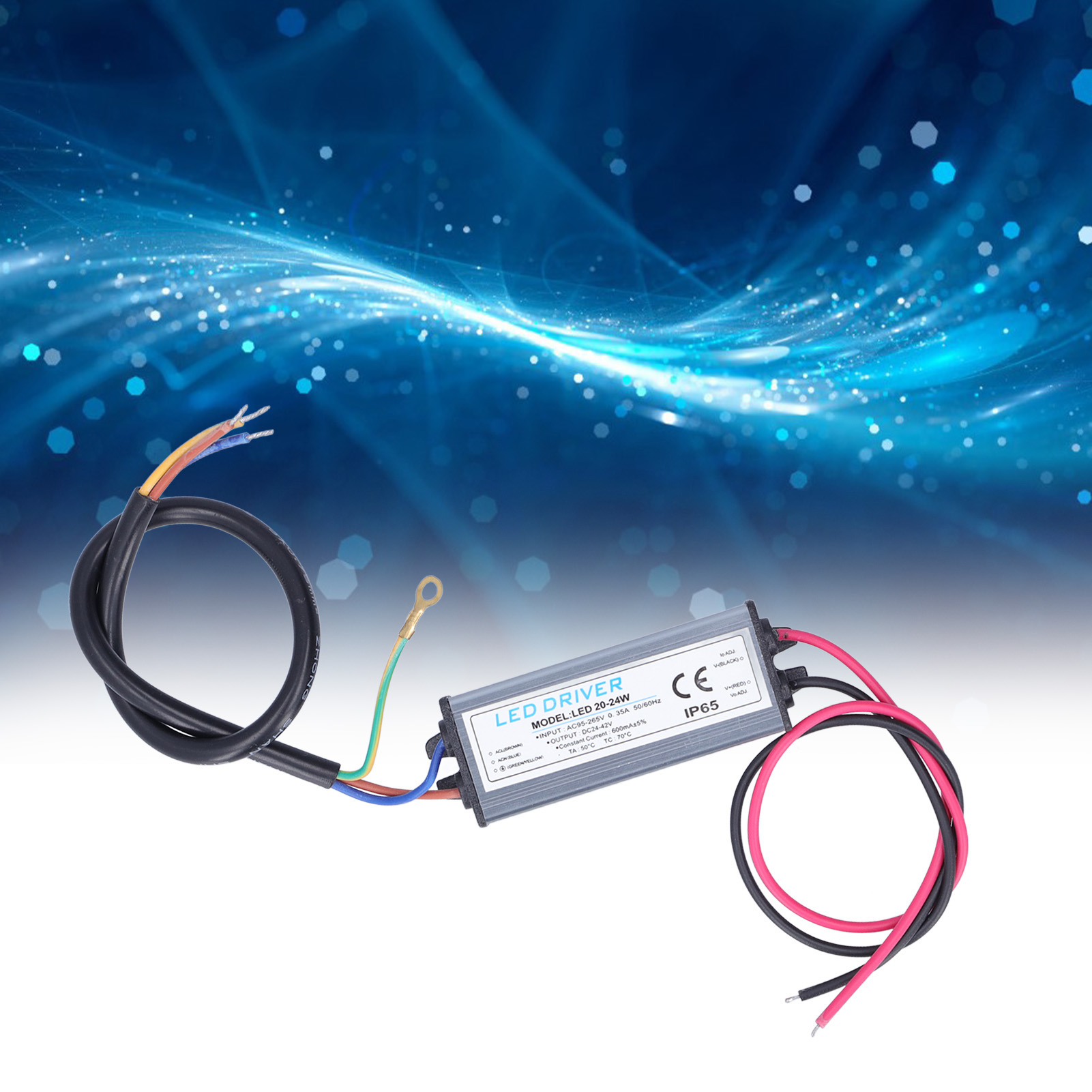 Led-treiber, Leistungstransformator Für 20-24w Lampe, Konstantspannung Ac95-265v/dc24-42v 600ma, Diy-anschluss Für Leistungstreiber.