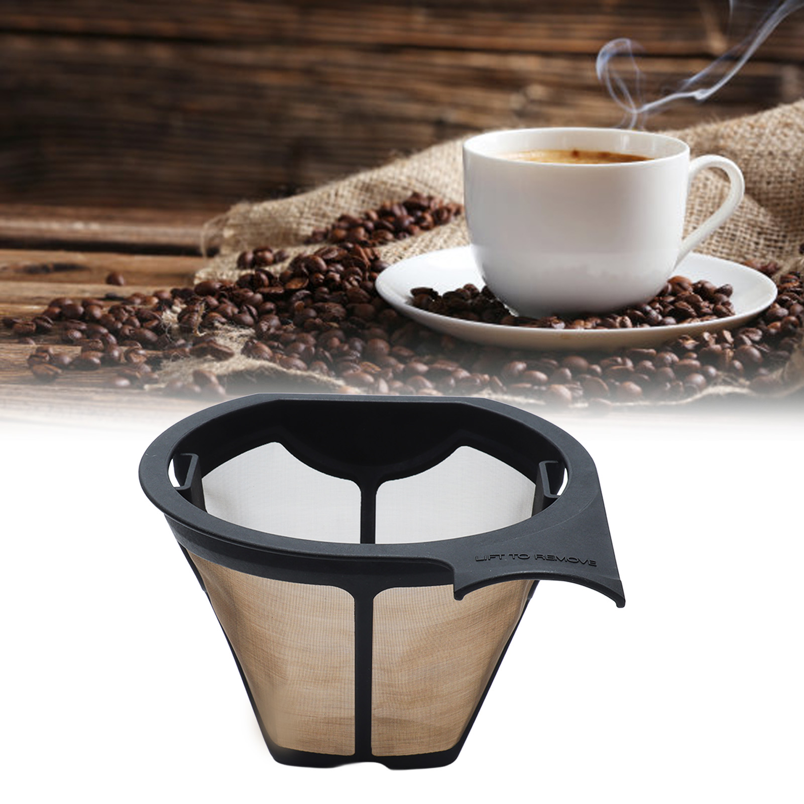 Passend Für Ninja Cf097, Cf090 Und Cf091 Kaffeefilter. Die Ersatzfilter Für Kaffeemaschinen Sind Waschbar Und Wiederverwendbar.