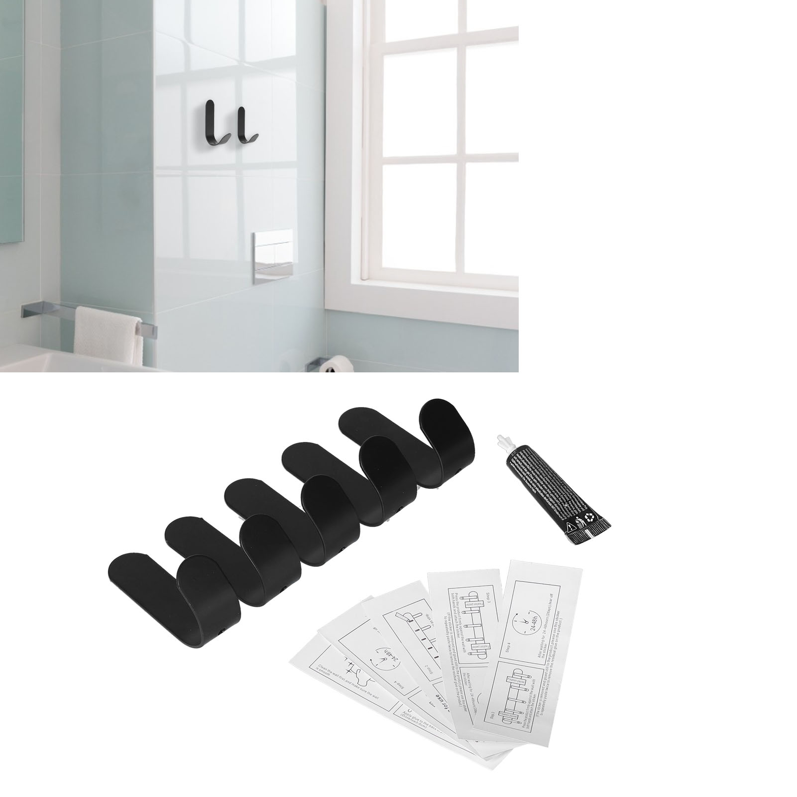 Wandhaken Für Handtücher, Badezimmerkleiderhaken, Rostfreie Haken, Küchenhaken, Schlüsselhaken