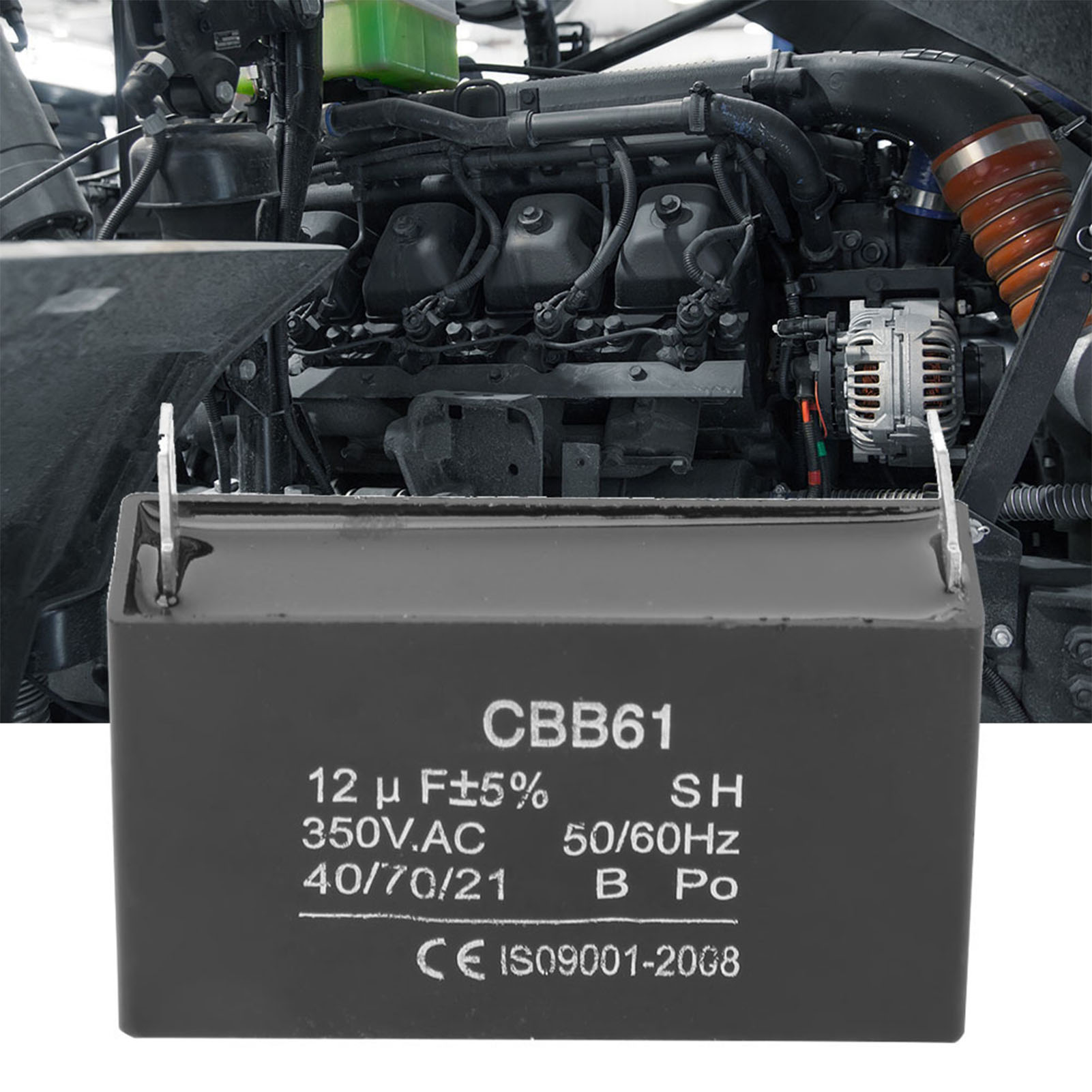 Anlaufkondensator Cbb61 Für Benzingeneratoren, 12 Μf, 350 V, Für Lüfter- Oder Klimaanlagenmotoren.