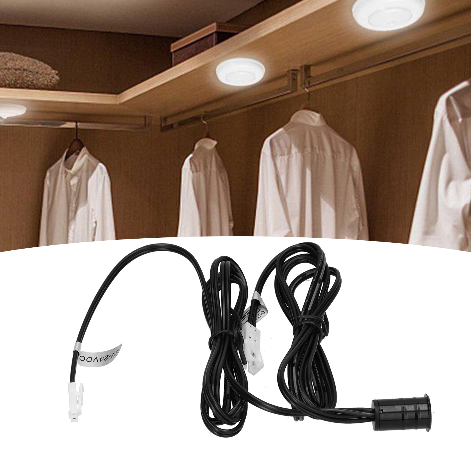 Weitbereichs-touchschalter 5-24v Dc, Lichtsensor Für Schränke Oder Möbel.