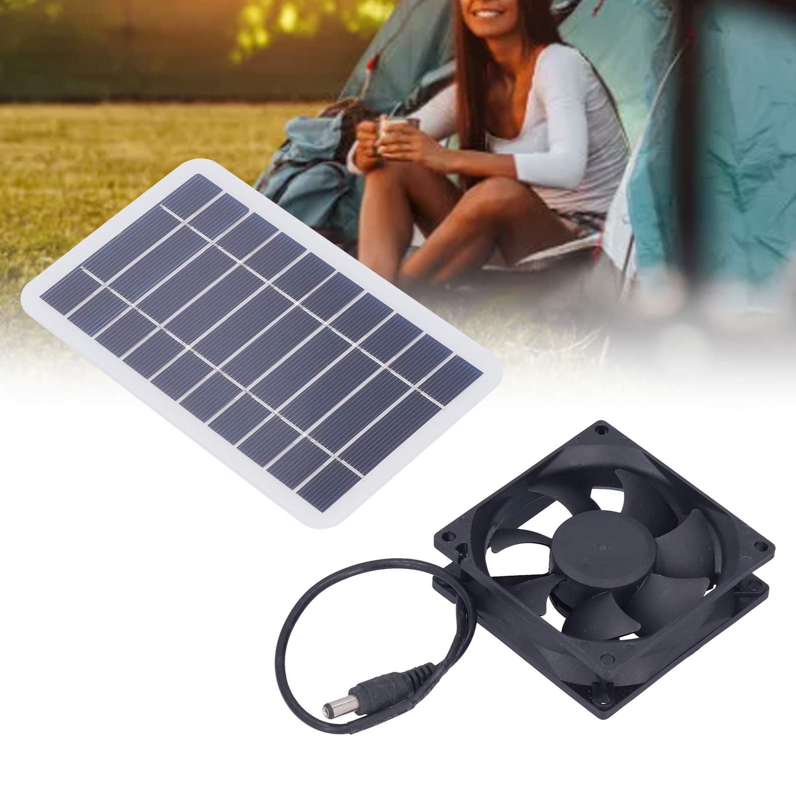 2,5-w-solarventilator, Solar-luftabsauger Für Haustiere, Solarventilator Für Hühner, Hunde Und Katzen