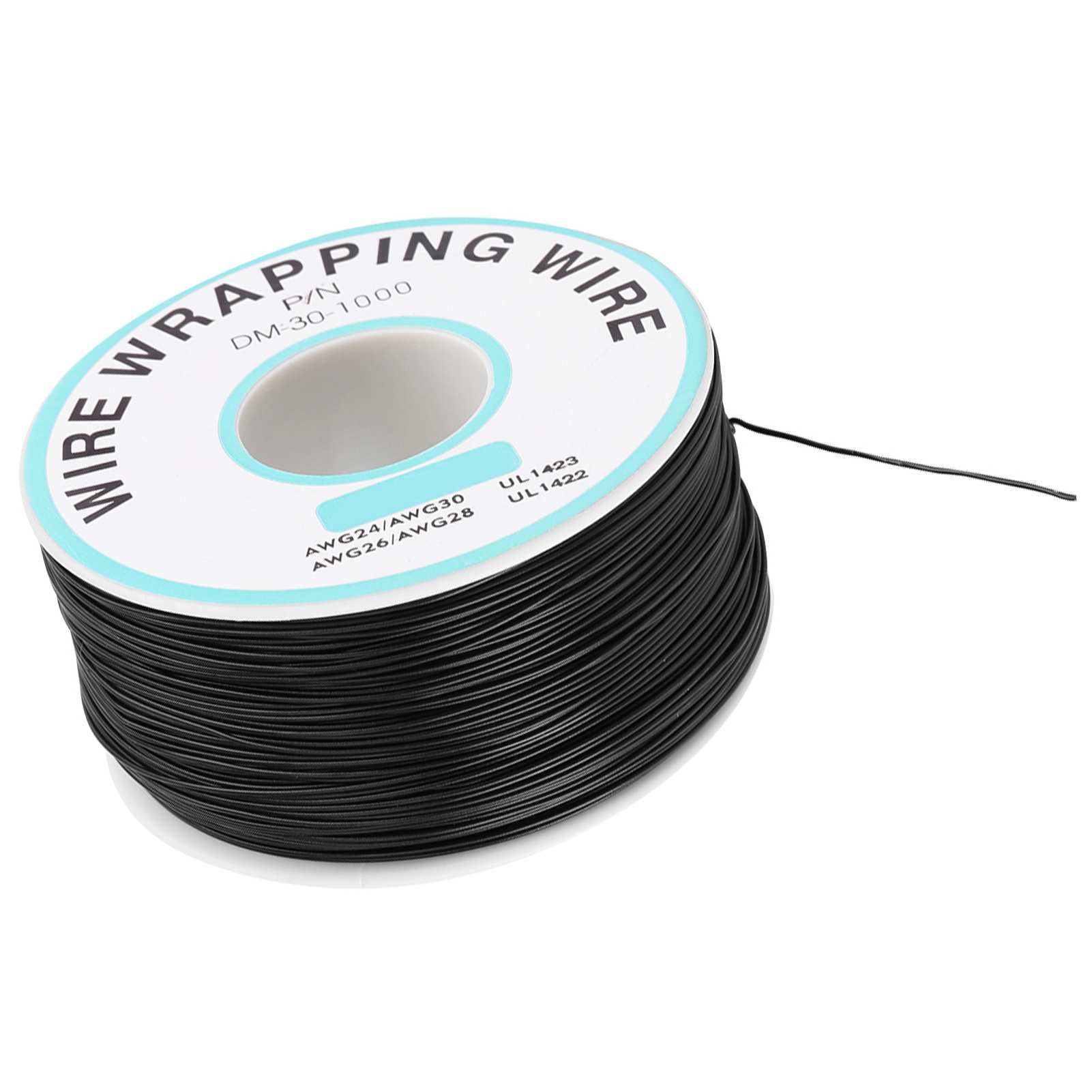 Einzelader-prüfdraht Für Leiterplatten, Schwarz, 250 Meter.