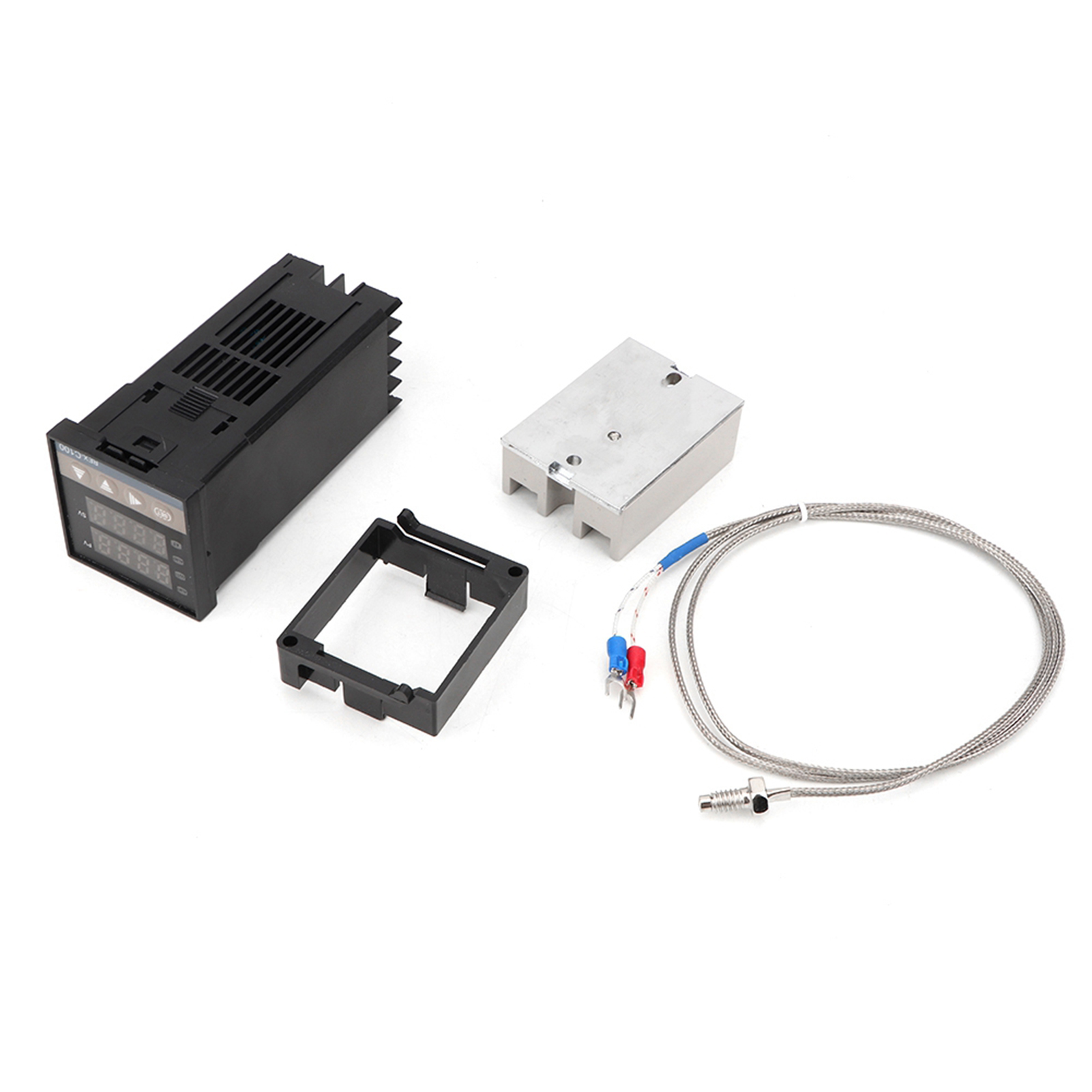 Intelligenter Temperaturregler Rex-c100 + Halbleiterrelais 40da + Thermoelement Typ K