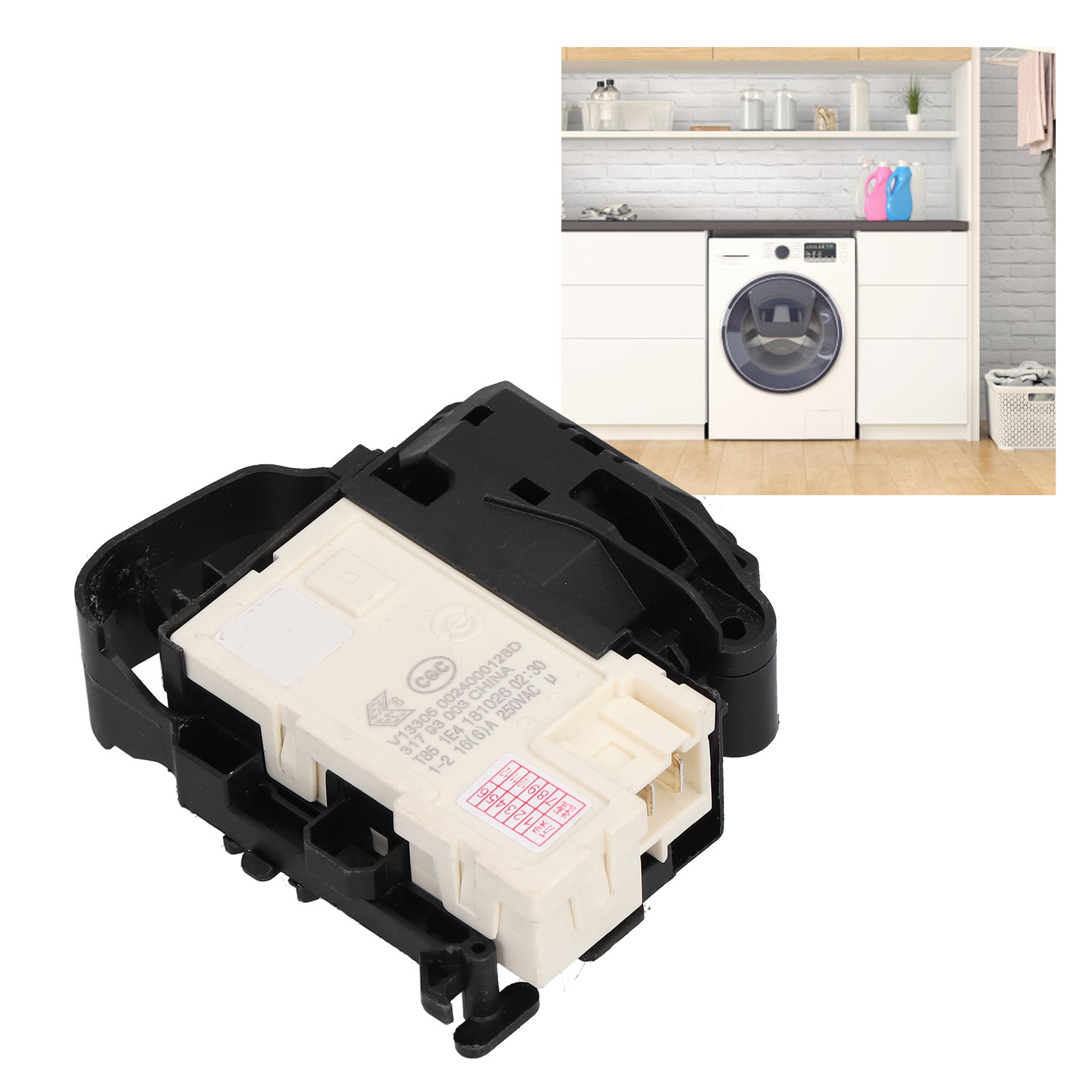 Passend Für Sanyo Dg-f6031w Und Dg-f60311bcg Frontlader-waschmaschinen, Elektronisches Türschloss 00128d