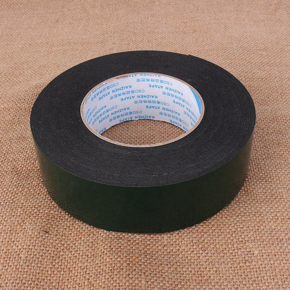 Hochleistungsfähiges, Doppelseitiges Pe-schaumklebeband, 1 Mm Dick, Grün Und Schwarz, 40 Mm Breit X 10 M Lang