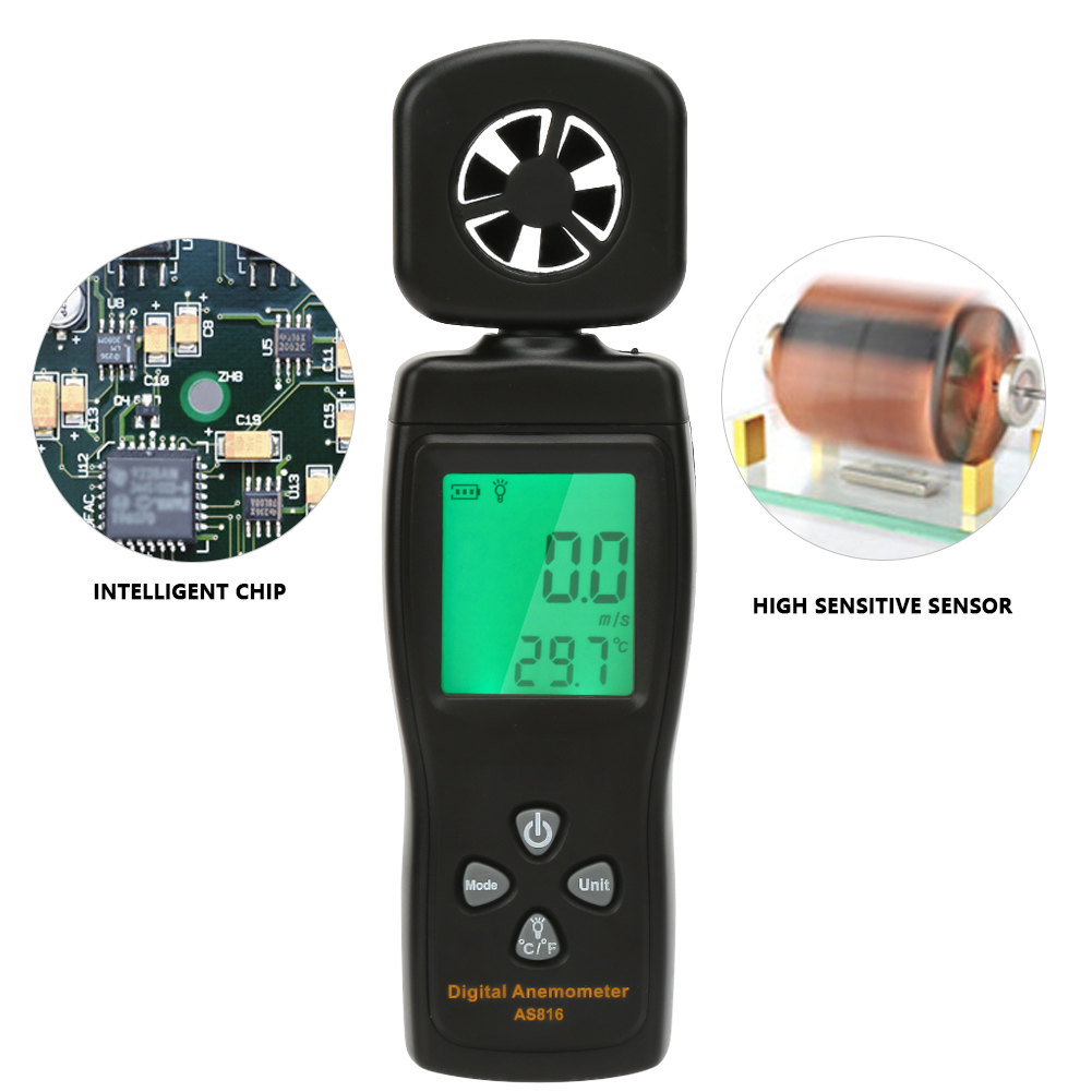 Das Miniatur-anemometer Smart Sensoras 816 Ist Nur Für Kurze Zeit Exklusiv Auf Aliexpress Zum Preis Von 12,99 Us-dollar Erhältlich.