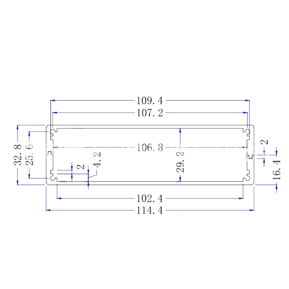 Geteiltes Aluminiumgehäuse 33114150 Mm Für Leiterplatten, Wärmeableitung, Abschirmung Aus Aluminiumlegierung