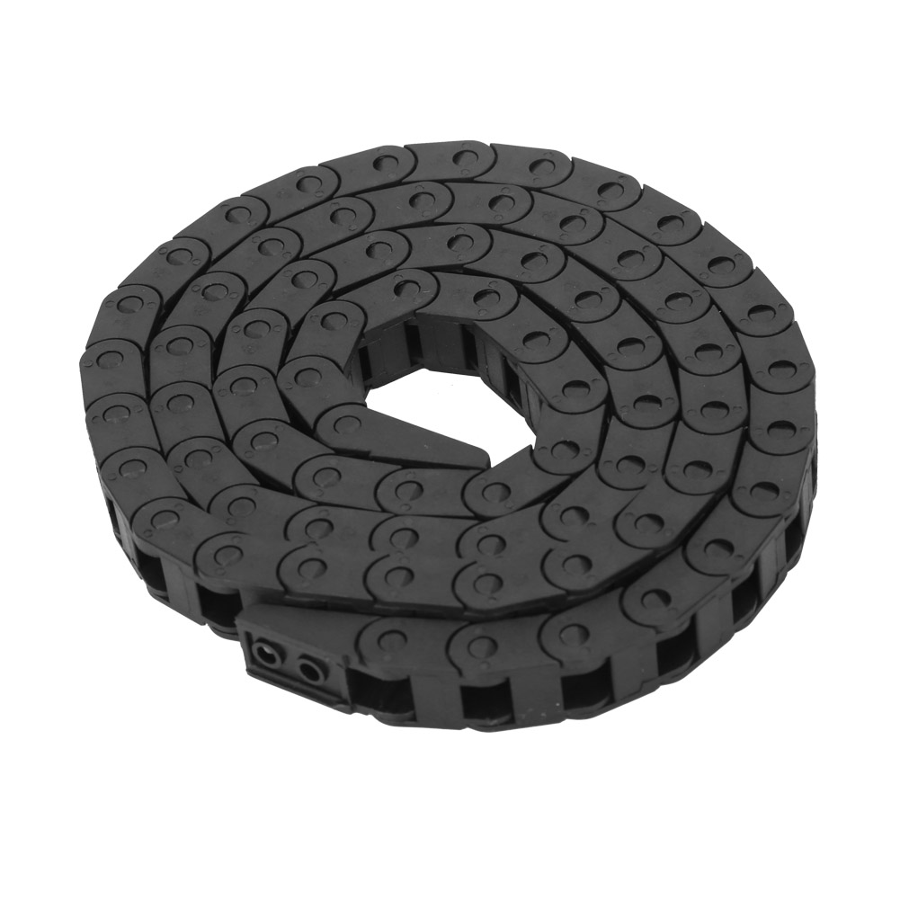 1 Meter Schwarze Nylonkette, 77 Mm, R15, Brückentyp, Nicht Zu Öffnen.