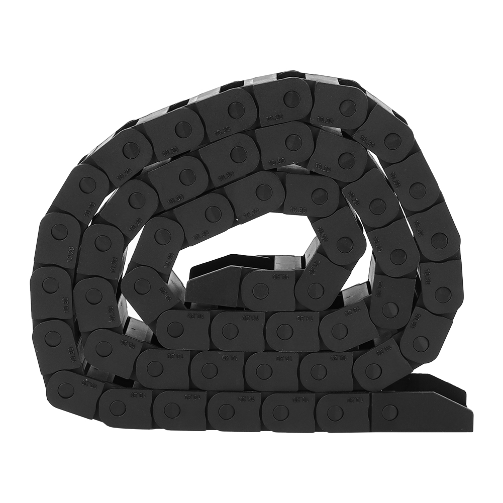 1 Meter Schwarze Nylonkette, 1020 Mm, R18, Einteilige Ausführung.