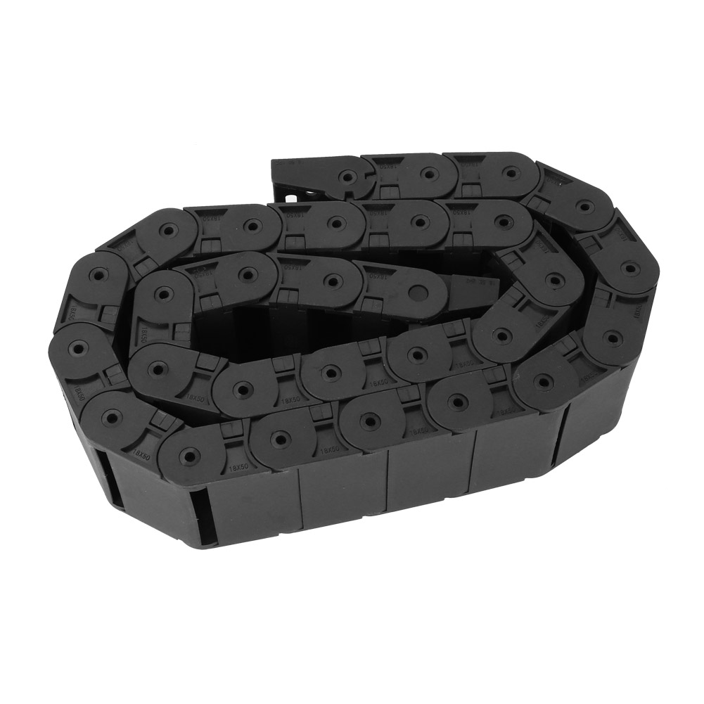 1 Meter Schwarze Nylon-kabelkette, 1850 Mm, R38, Halbgeschlossen, Kann Geöffnet Werden.