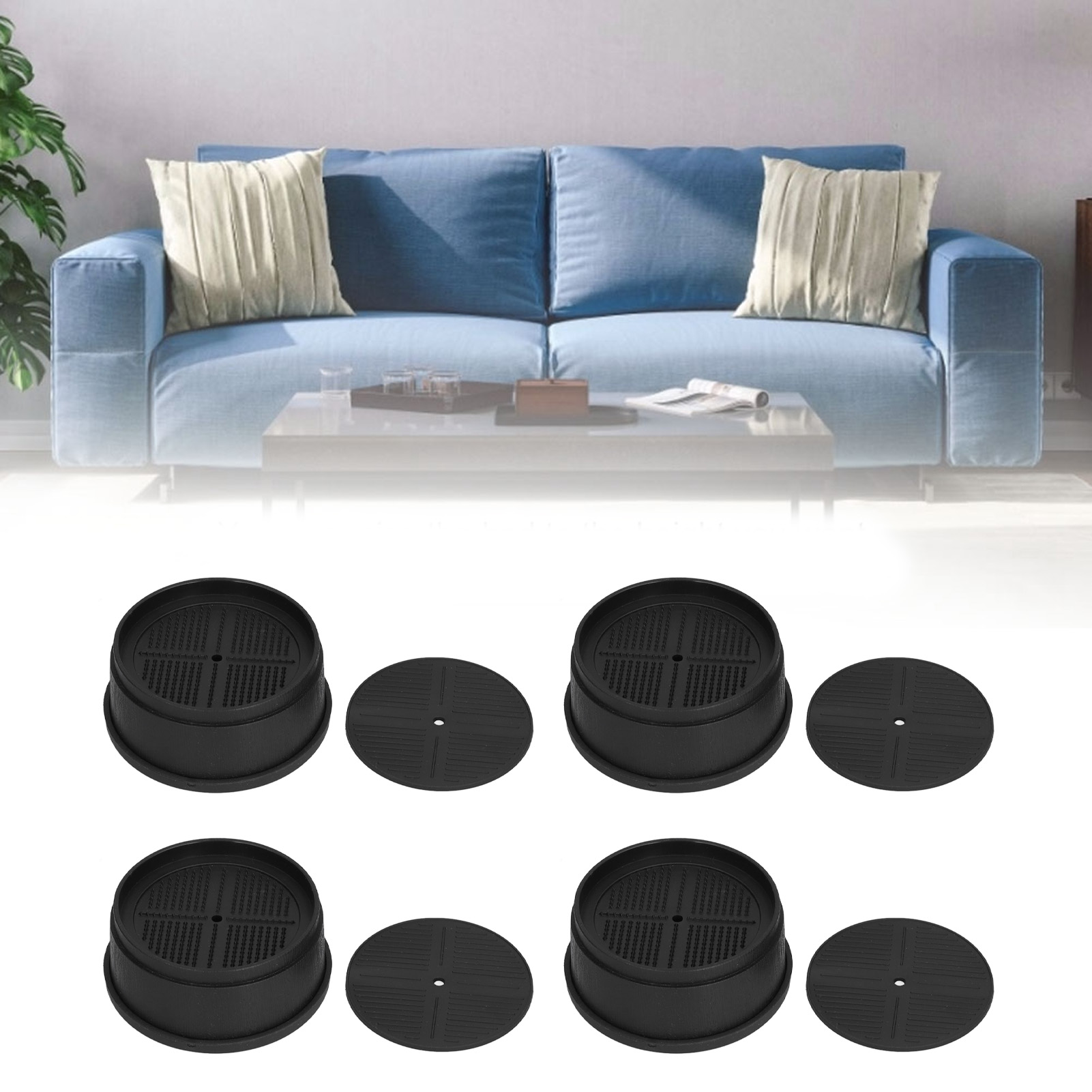 Rutschfeste Pads Für Möbelbeine, Tische, Stühle, Couchtische Und Bettbeine, Erhältlich Im 4er-set.