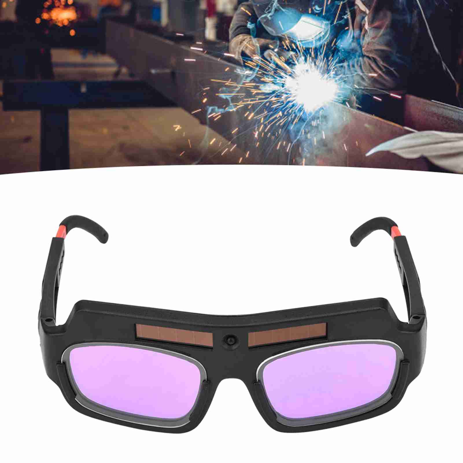Solarbetriebene, Automatisch Farbwechselnde Schutzbrille, Uv-schutz-schweißerbrille, Schutzbrille Für Das Argon-lichtbogenschweißen