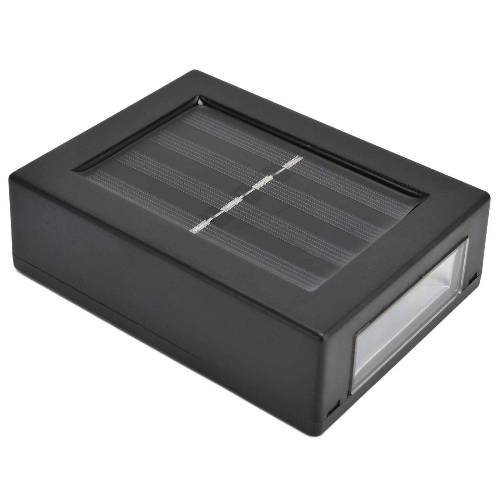 Set Mit 2 Led-solar-wandleuchten, Nach Oben Und Unten Gerichtet, Mit Lichtsensor, Wasserdicht (ip65), Moderne Dekorationsbeleuchtung Für Hof, Garten Oder Veranda, Warmes Licht. Verkauf Nur Im 2er-set.