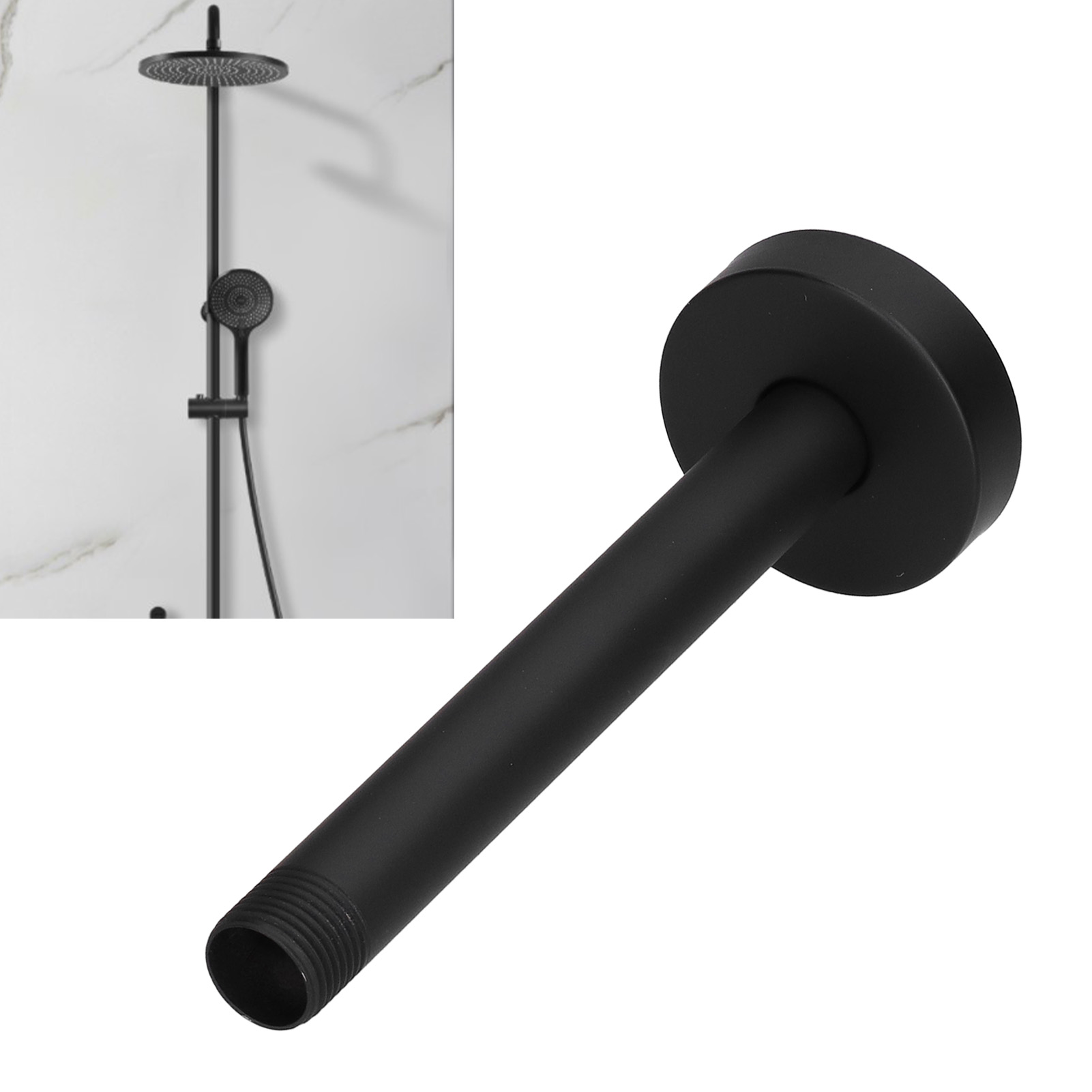 Amerikanischer Standard-duscharm Mit Npt-gewinde (φ20 Mm), Decken-/wandmontagestange, Verdeckter Rundschlauch, Hotel-duschzubehör