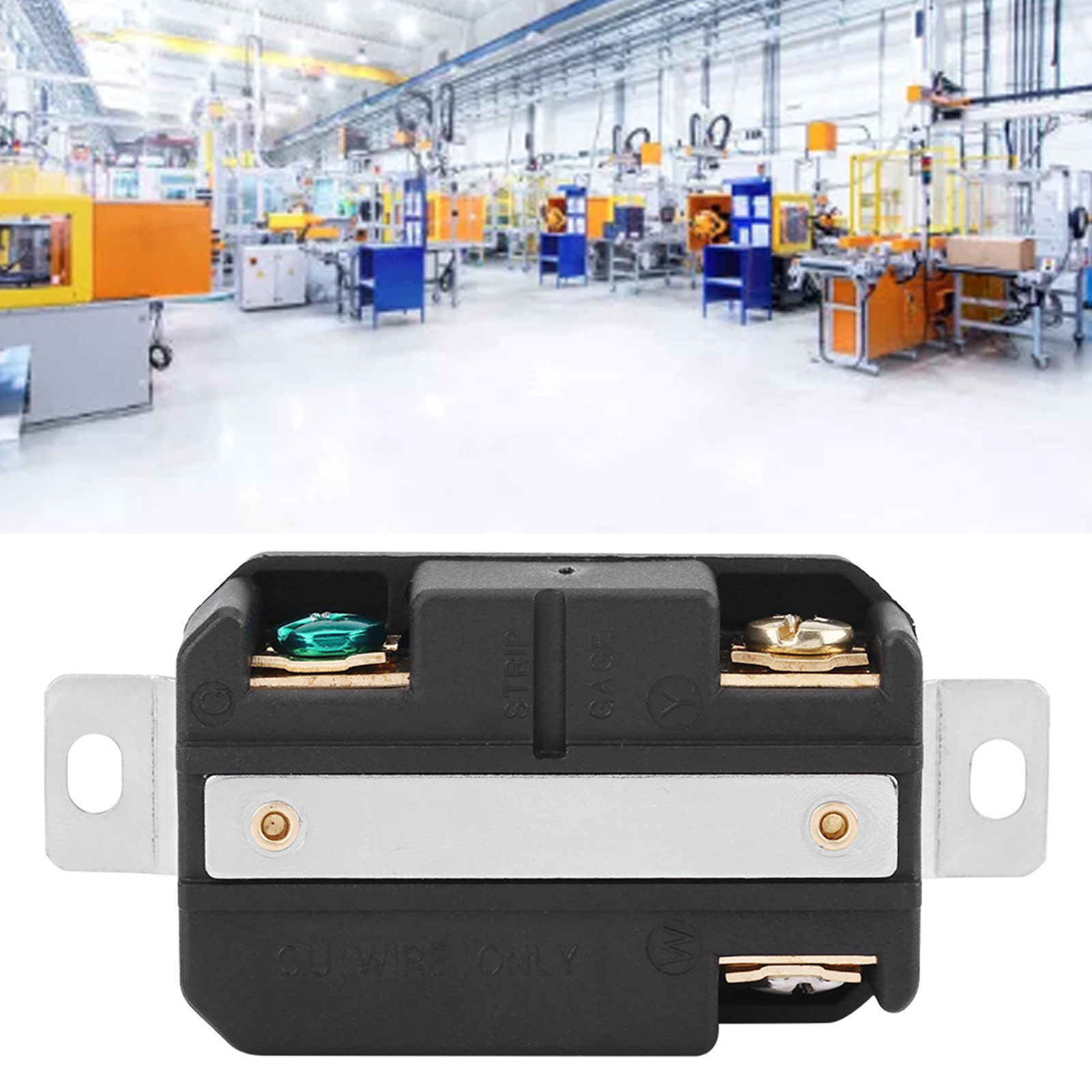 Dreipoliger Us-amerikanischer Generatorstecker Mit Verriegelungsschutz Für 30 A 250 V L6-30r