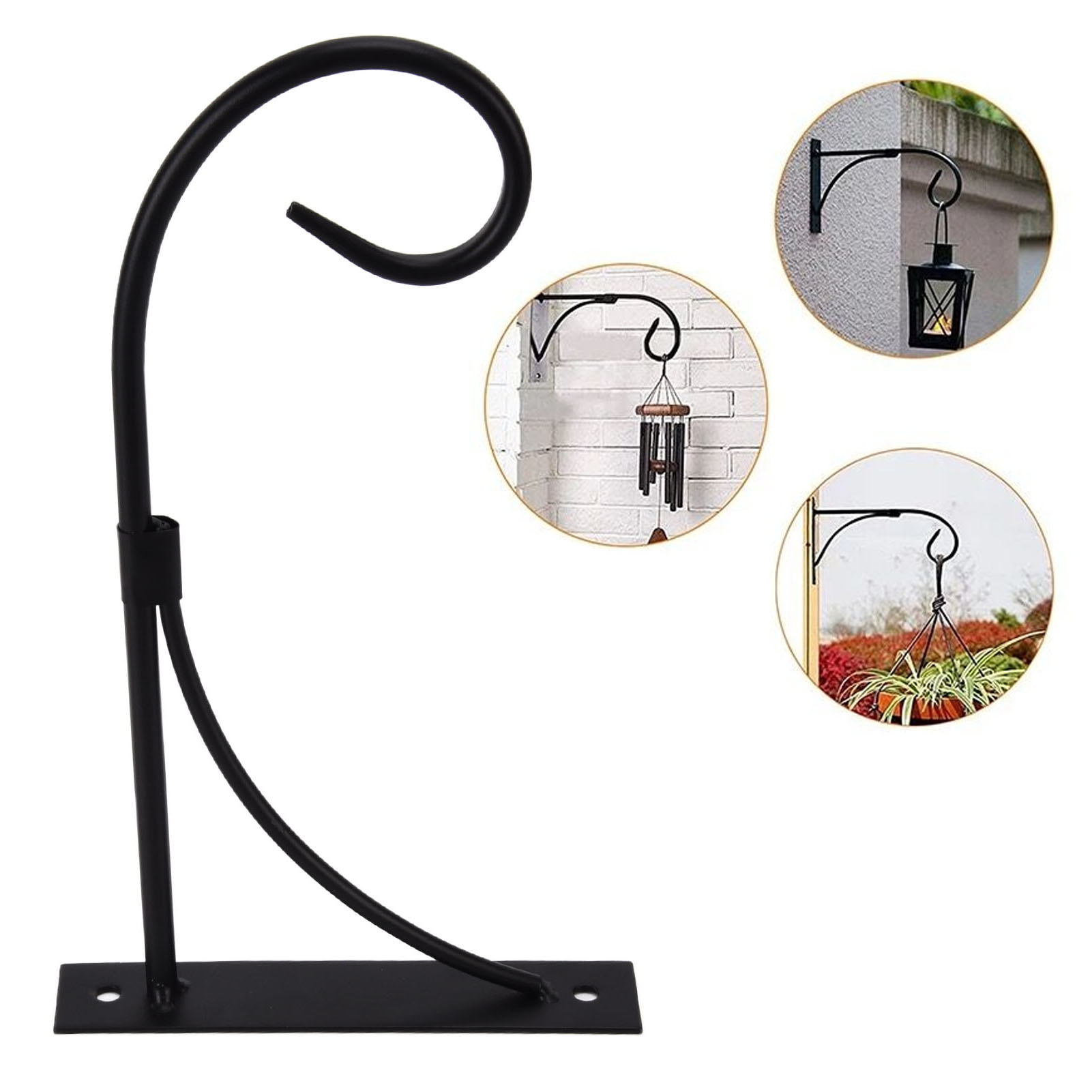 Retro-wandpflanzenhänger Mit Haken, Dekoratives Metallset Zu Verkaufen (2 Sets)