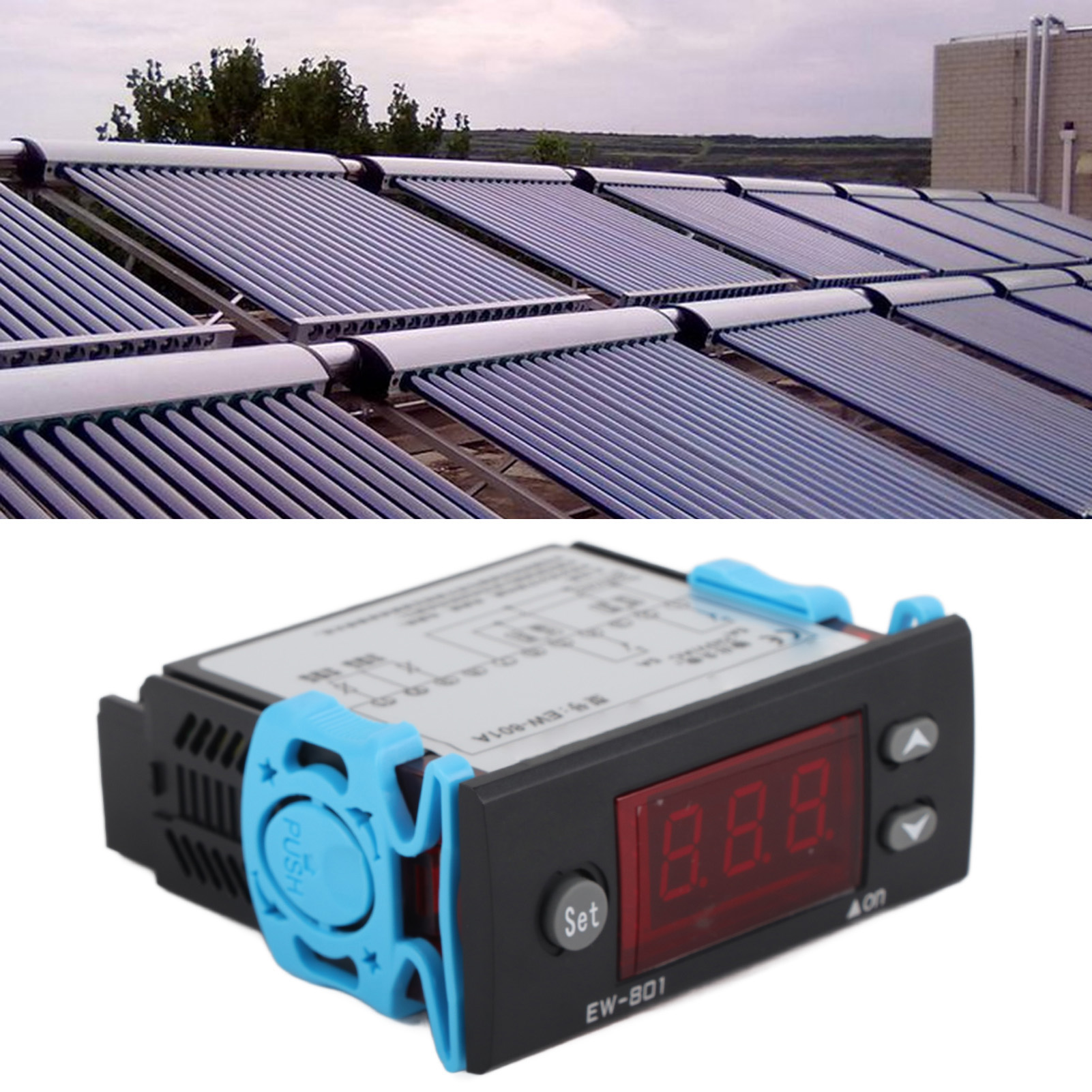 Ew-801a Solarbetriebener Differenztemperaturregler