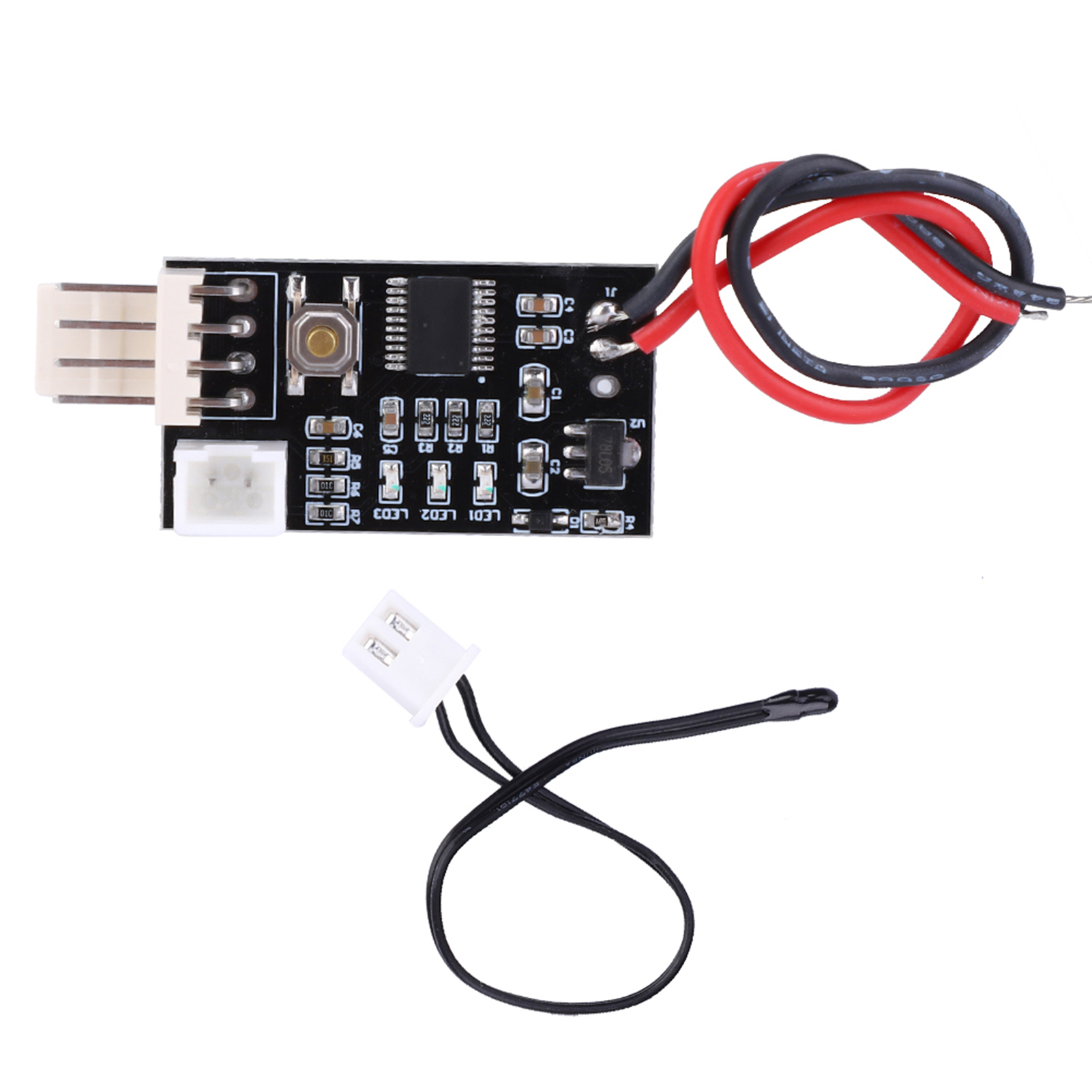 Vhm-802 Kompakter Einkanal-12v-vierdraht-pwm-lüftertemperaturregler Für Computergehäuse Und Racks.