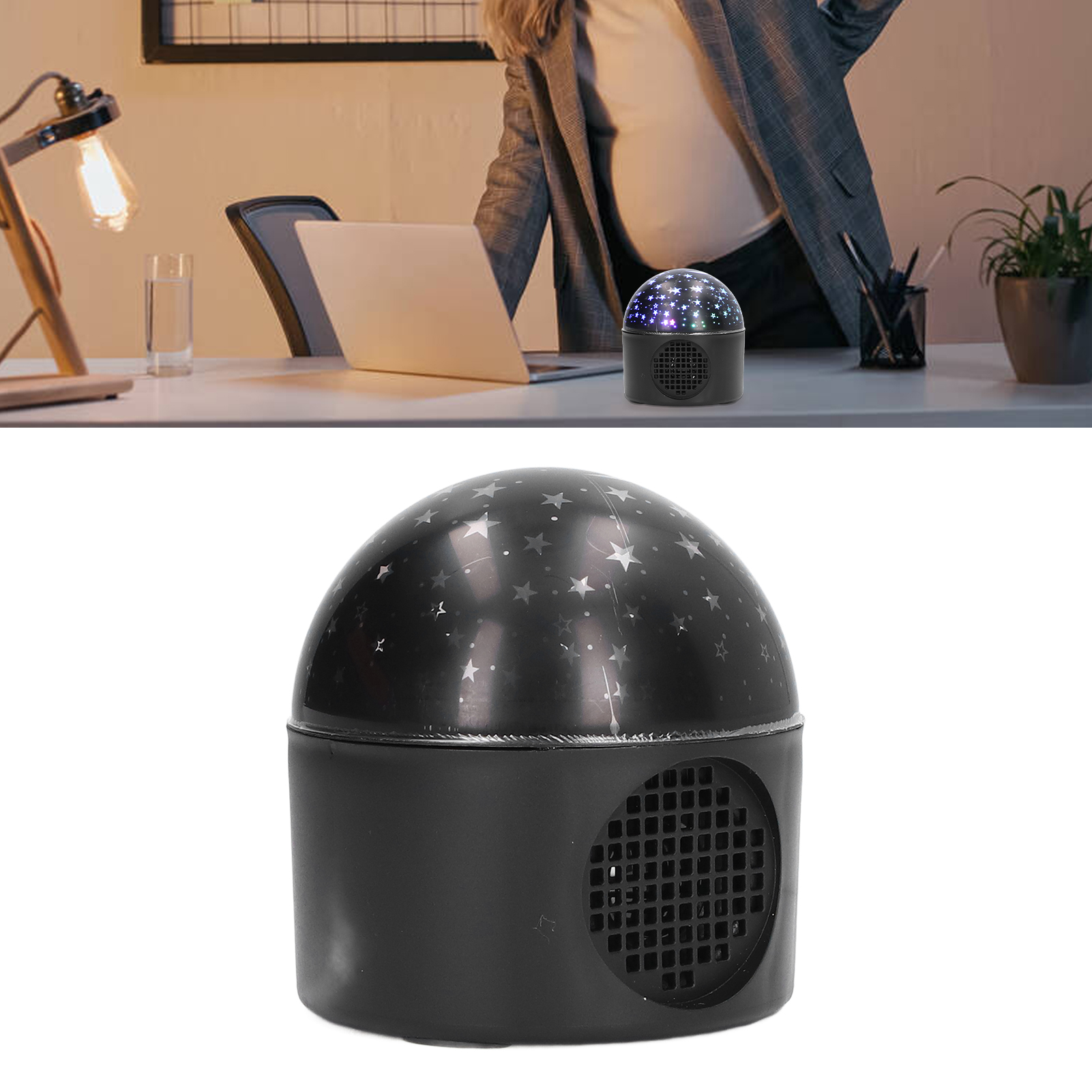 Sternenhimmel-projektorlautsprecher, Kabelloser Bluetooth-lautsprecher, Stimmungsvolles Nachtlicht, Usb-betrieben