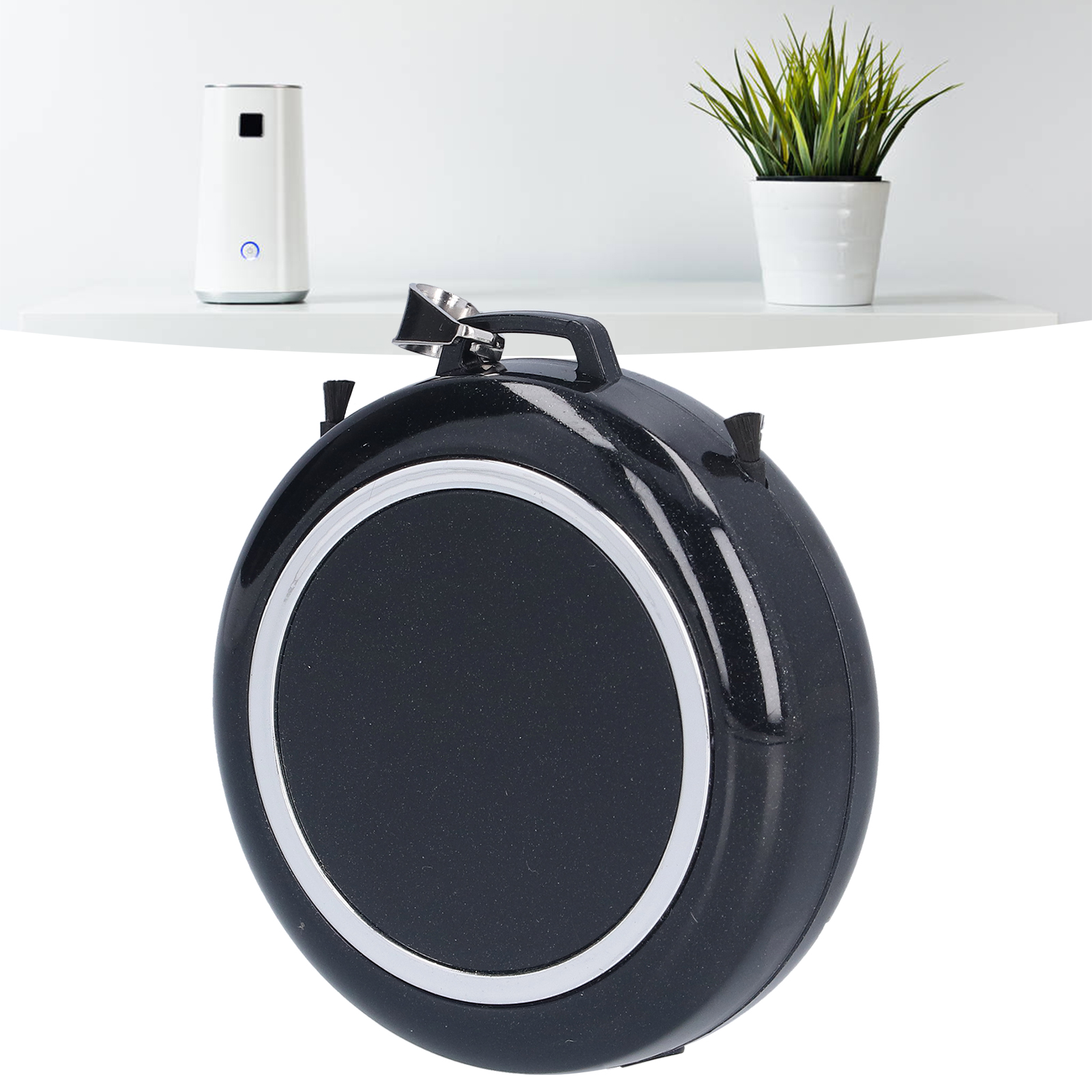 Mini-wiederaufladbarer Persönlicher Luftreiniger Mit Halskette, Tragbarer Negativ-ionen-luftfilter, Schwarz.