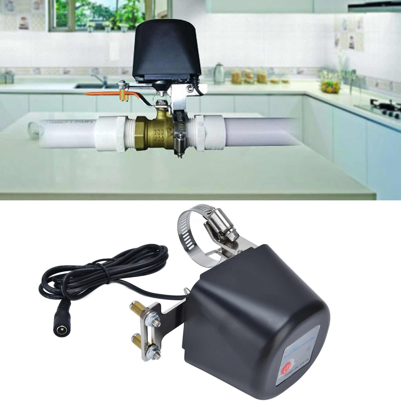 Intelligentes Elektrisches Ventil, Graffiti-app Für Intelligentes Wasserventil, Intelligenter Zigbee-sprachdurchflussschalter, Amerikanischer Standard 100–240 V