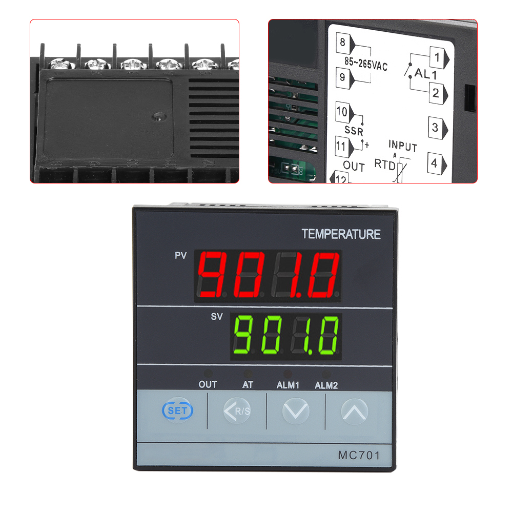 Mc701 Kurzgehäuse-pid-temperaturregler