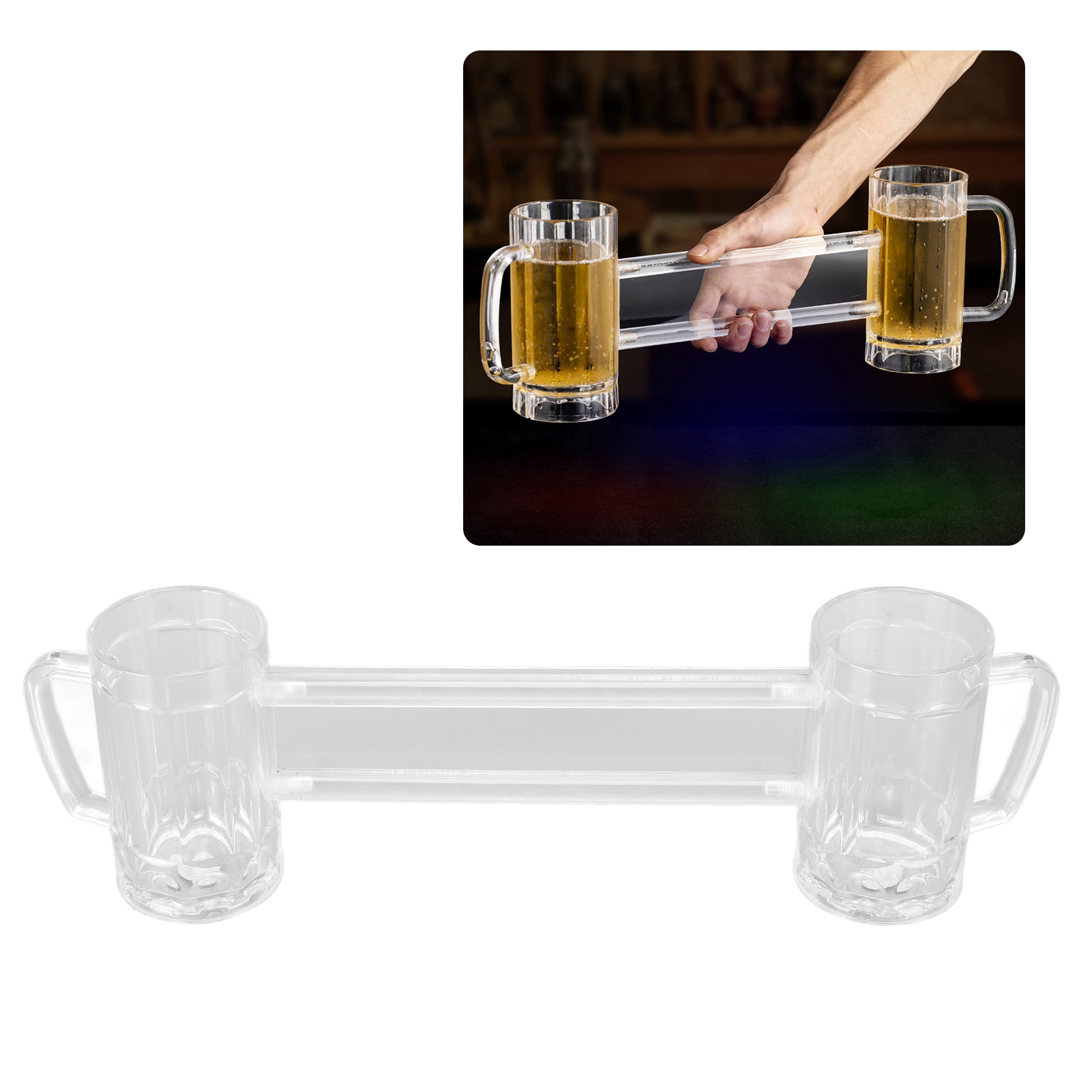 Integrierter Stoßfester Bierkrug, Ausführung A, Ktv-stil.
