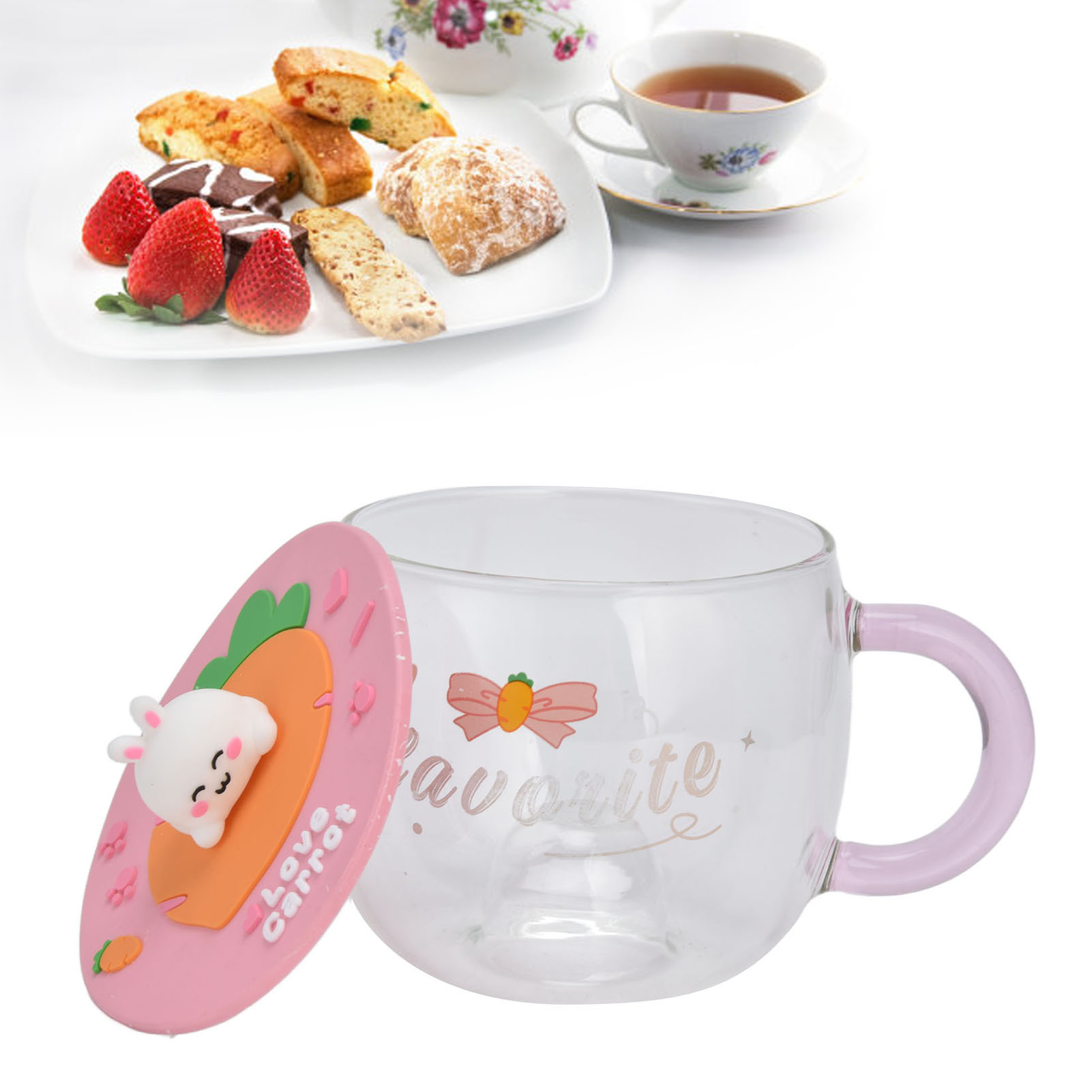 Kreativer Silikonbecher Mit Henkel, Ideal Für Kaffee, Milch, Haferflocken Oder Als Geschenk (typ B).