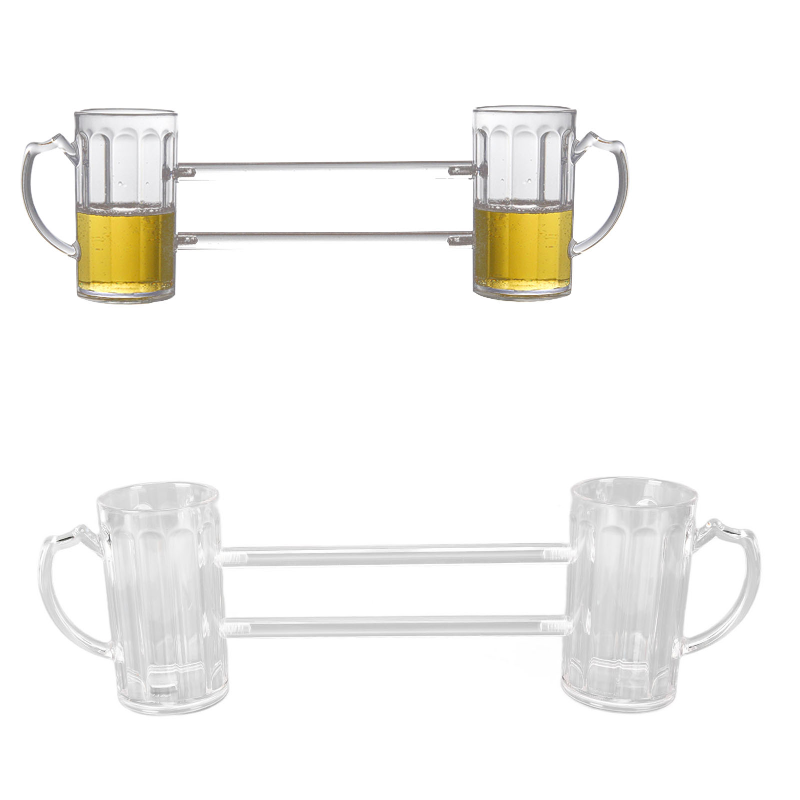 Ktv-bar-auslaufschutzbecher, Selbstzerstörender Becher, Bierkrug, Doppelweinglas, Stil A