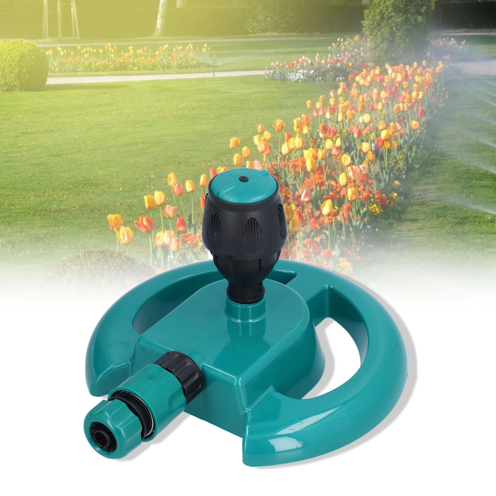 Automatischer, Um 360 Grad Drehbarer Regner Zur Bewässerung Von Rasenflächen Und Gärten, Der Zur Kühlung Von Gemüse Entwickelt Wurde Und Sich Für Landwirte Eignet.
