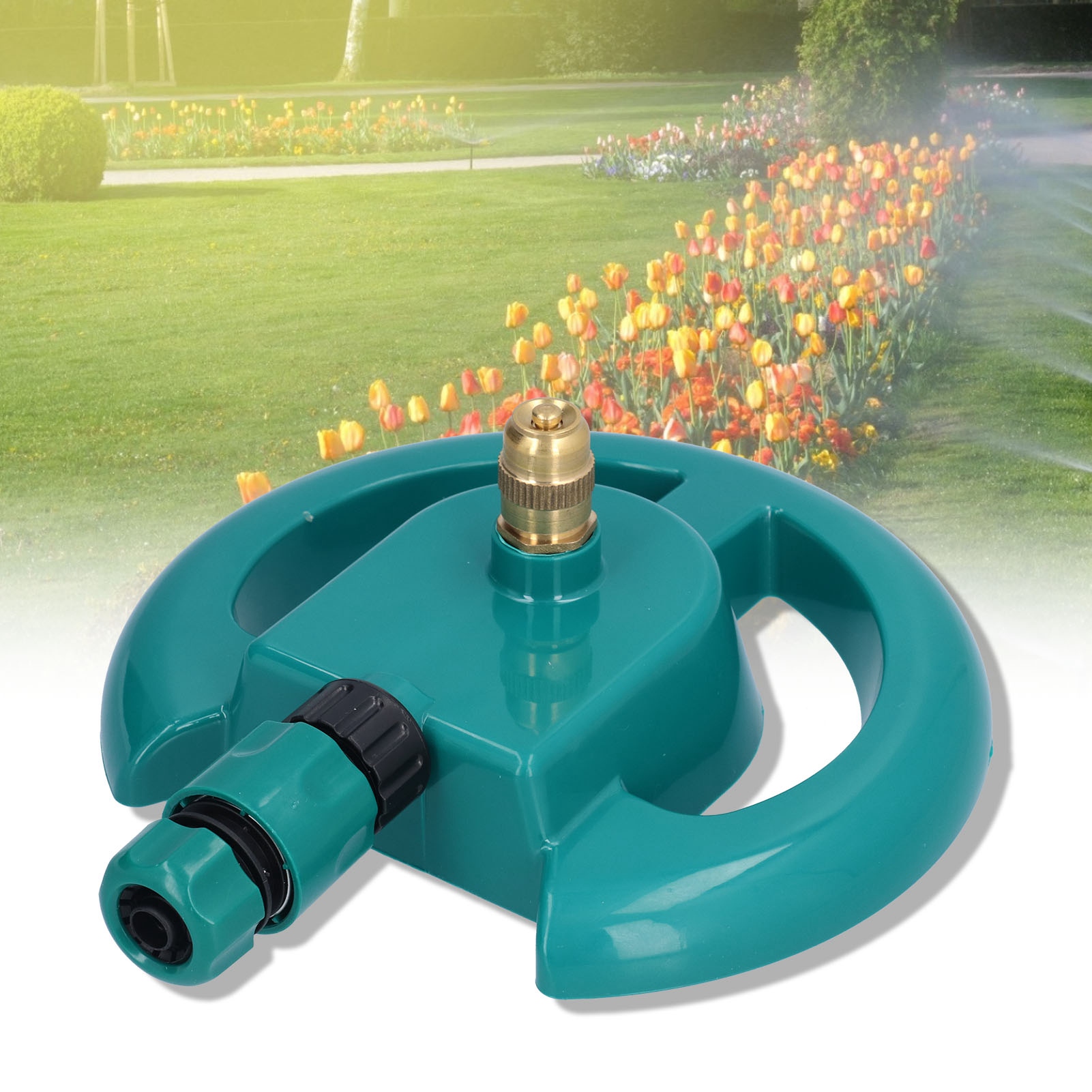 Rundum Verstellbarer Sprinklerkopf Aus Reinem Kupfer Für Die Landschaftsbewässerung, Automatisches Bewässerungssystem Zur Staubentfernung, Kühlung Und Rasenpflege.