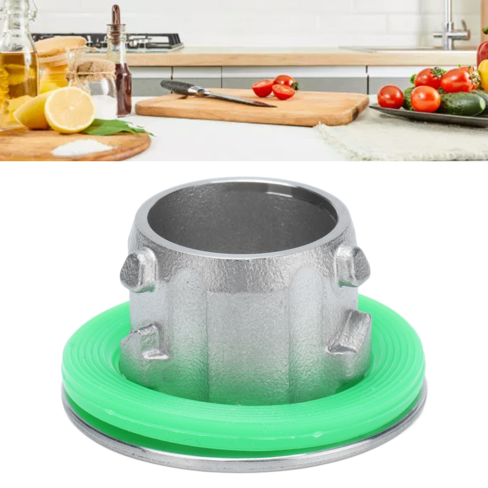 Ersatzdeckel Für Das Rotierende Messer, Kompatibel Mit Dem Vorwerk Thermomix Tm6 – Luftdichter Deckel Aus Edelstahl