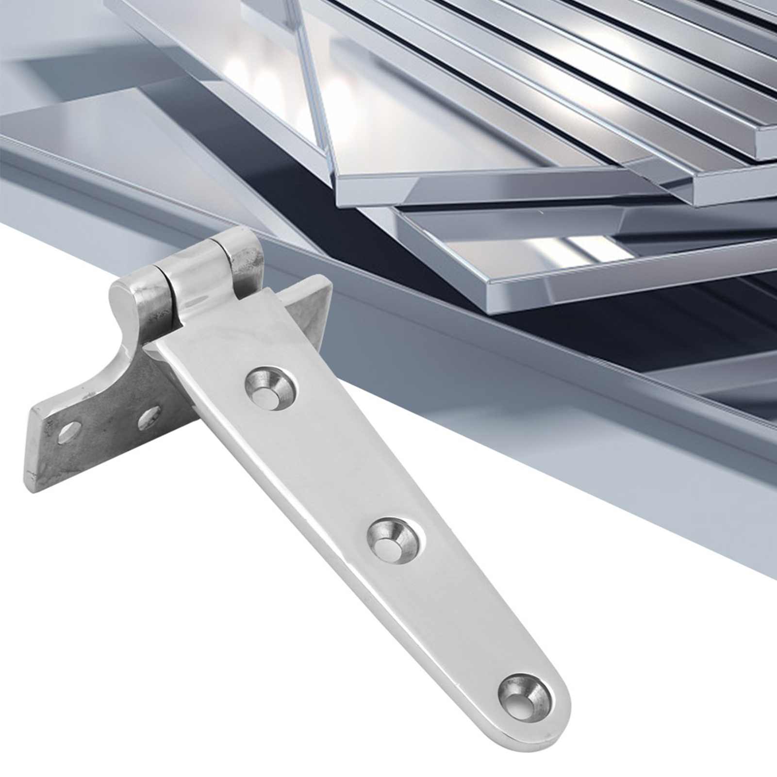 Dickes T-scharnier Aus Edelstahl, 151 X 75 X 4,5 Mm