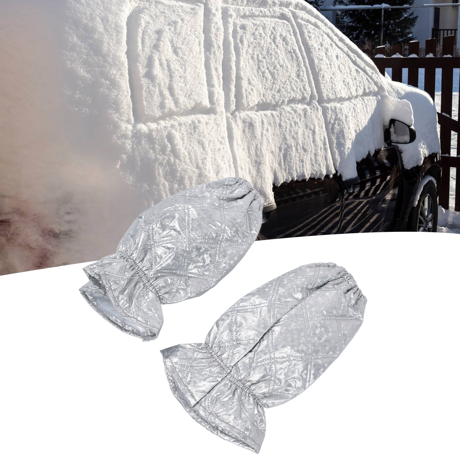 Winterhandschuhe Zum Schneeschaufeln Im Freien, Aus Glas, Eisabweisend, Wasserdicht, Warm Und Dick