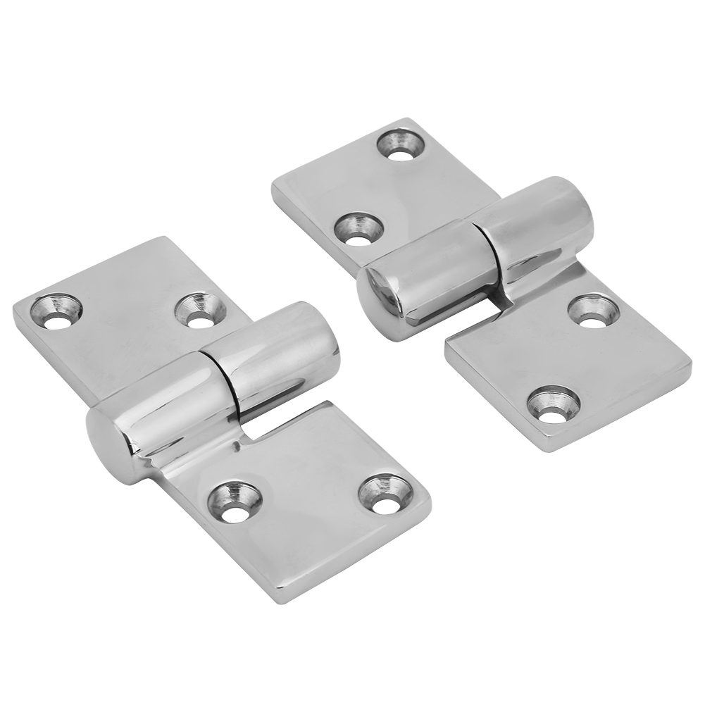 2 Schlitzscharniere, Scharniere Aus Edelstahl 316, 90 X 38 Mm
