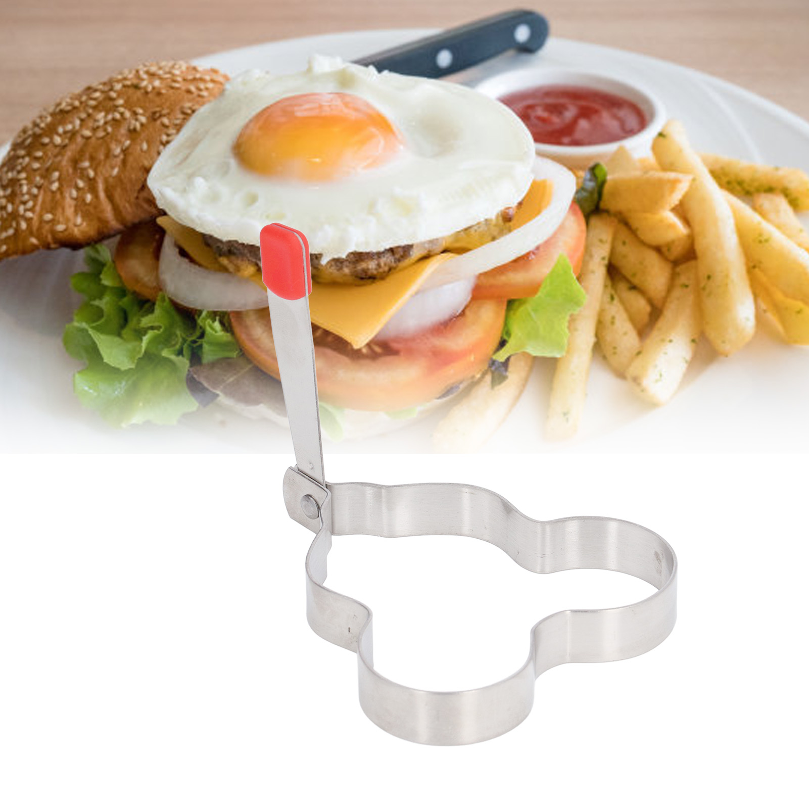Eierschneider Aus Lebensmittelechtem Edelstahl, Küchenutensil Zum Braten Von Eiern, Mickey Mouse