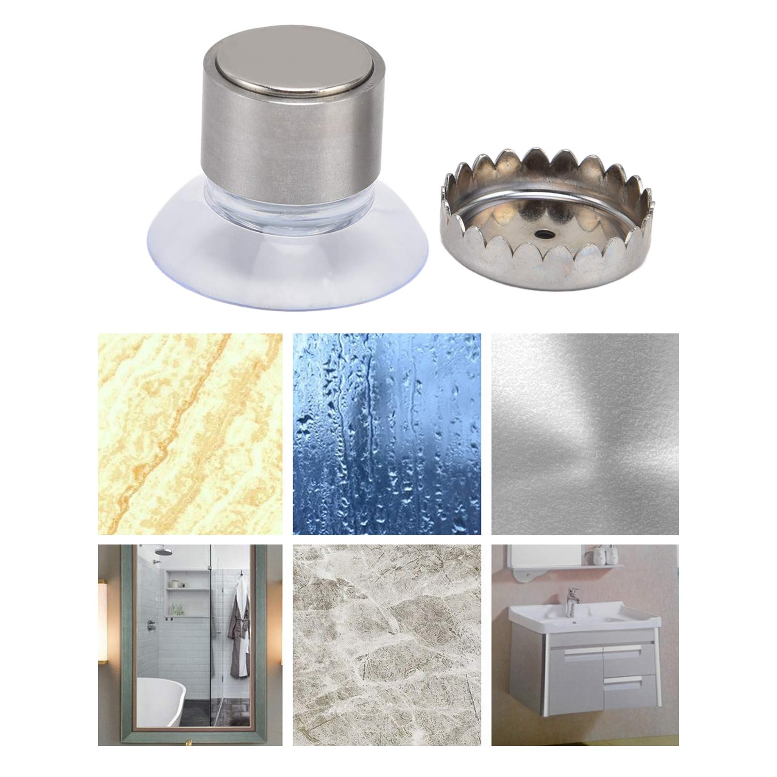 Seifenschale Aus Edelstahl Mit Saugnapf, Kein Bohren Erforderlich, Magnetischer Abtropffläche, Badezimmerablage, Minimalistischer Und Diskreter Seifenhalter