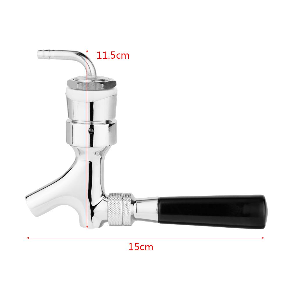 Mini-bierhahn, Nicht Verstellbar, Messingwinkel 1-2/5'' 3/16''