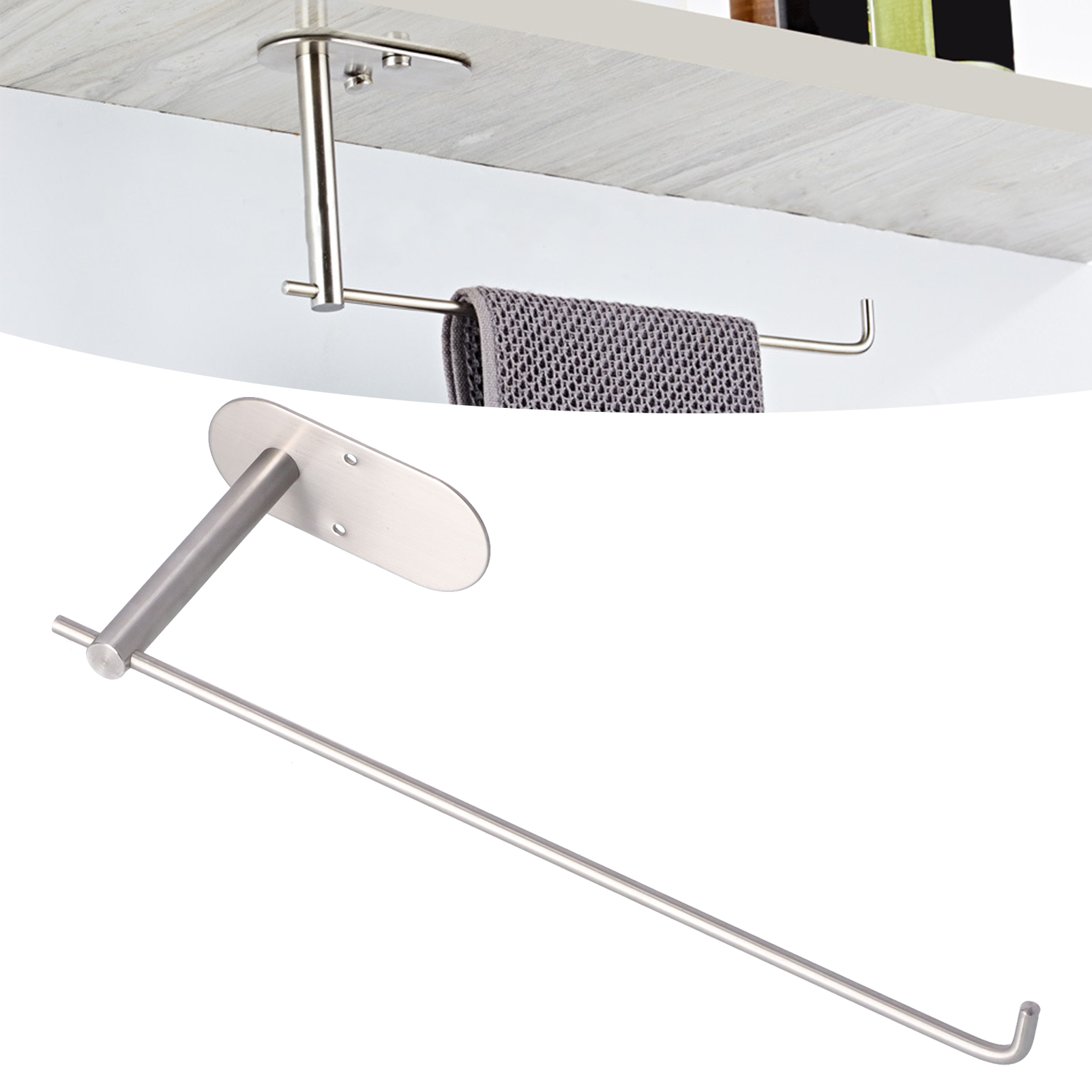 Frischhaltefolienhalter Aus Edelstahl, Badezimmeraccessoire, Toilettenpapierhalter, Frischhaltefolienhalter Für Die Küche