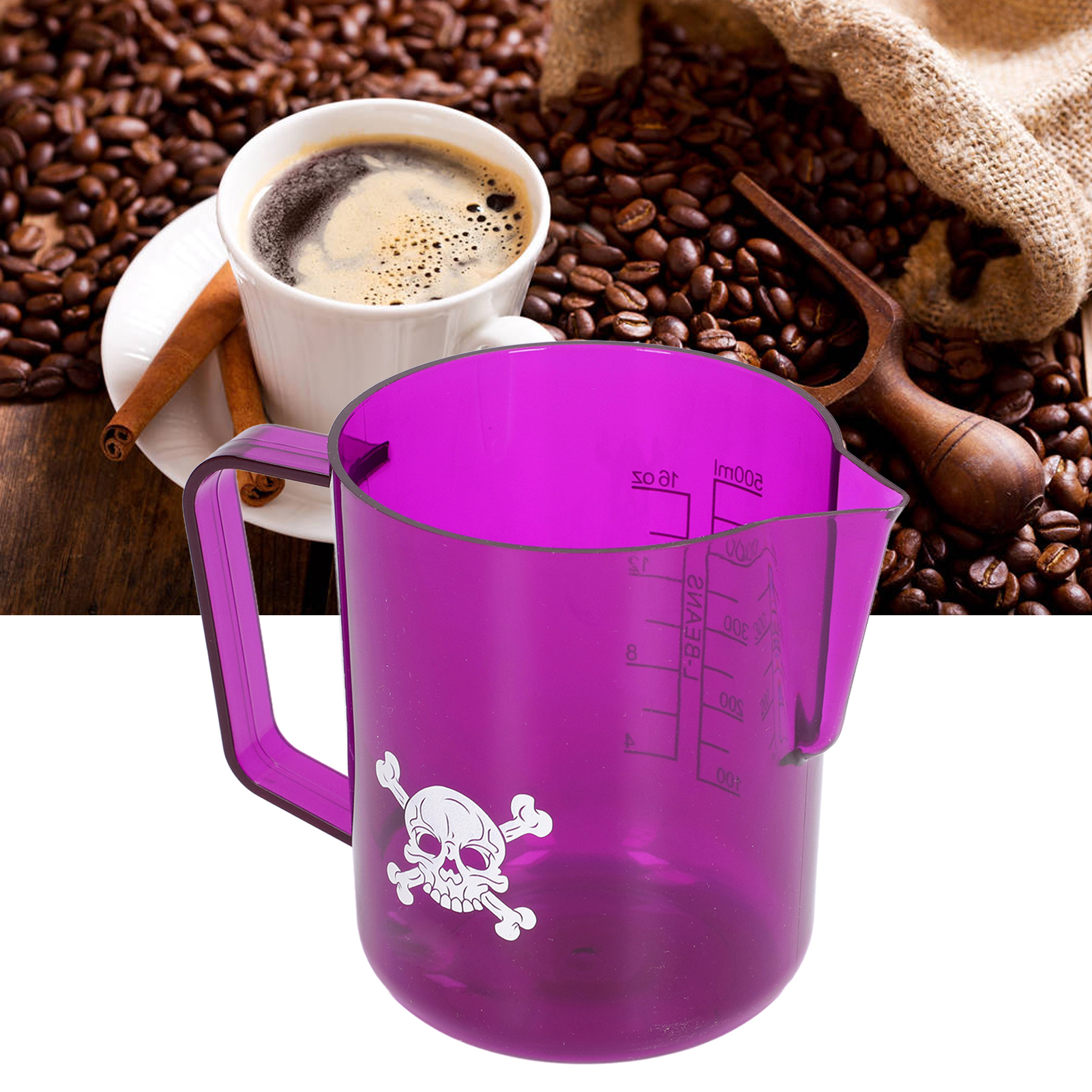 Lila Milchkännchen/milchaufschäumbecher Aus Acryl (600 Ml)