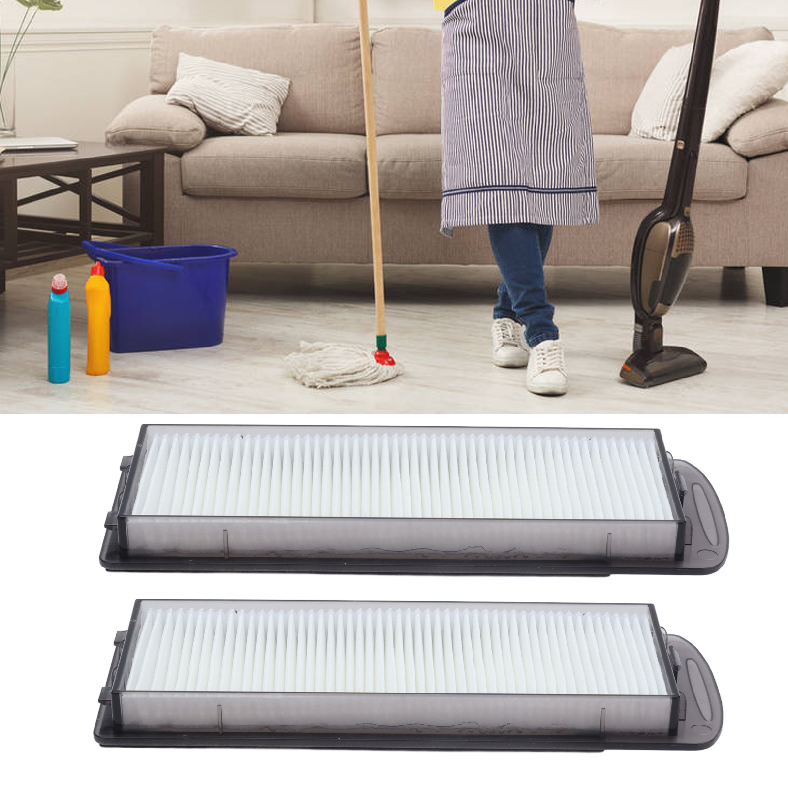 2er-pack Filter Für Saugroboter Und Bodenreinigungsroboter