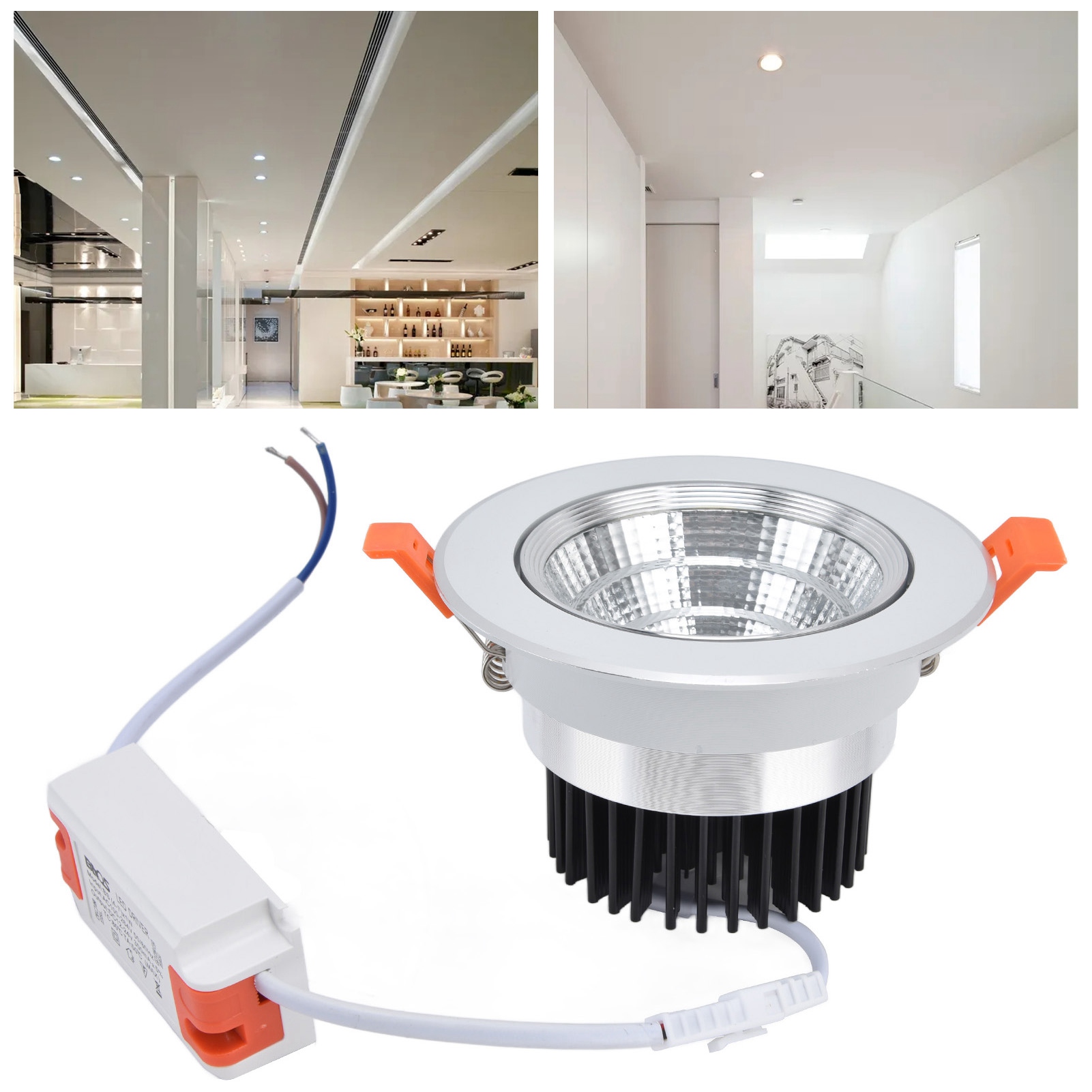 7-w-cob-led-einbaustrahler, Dekorative Innenbeleuchtung