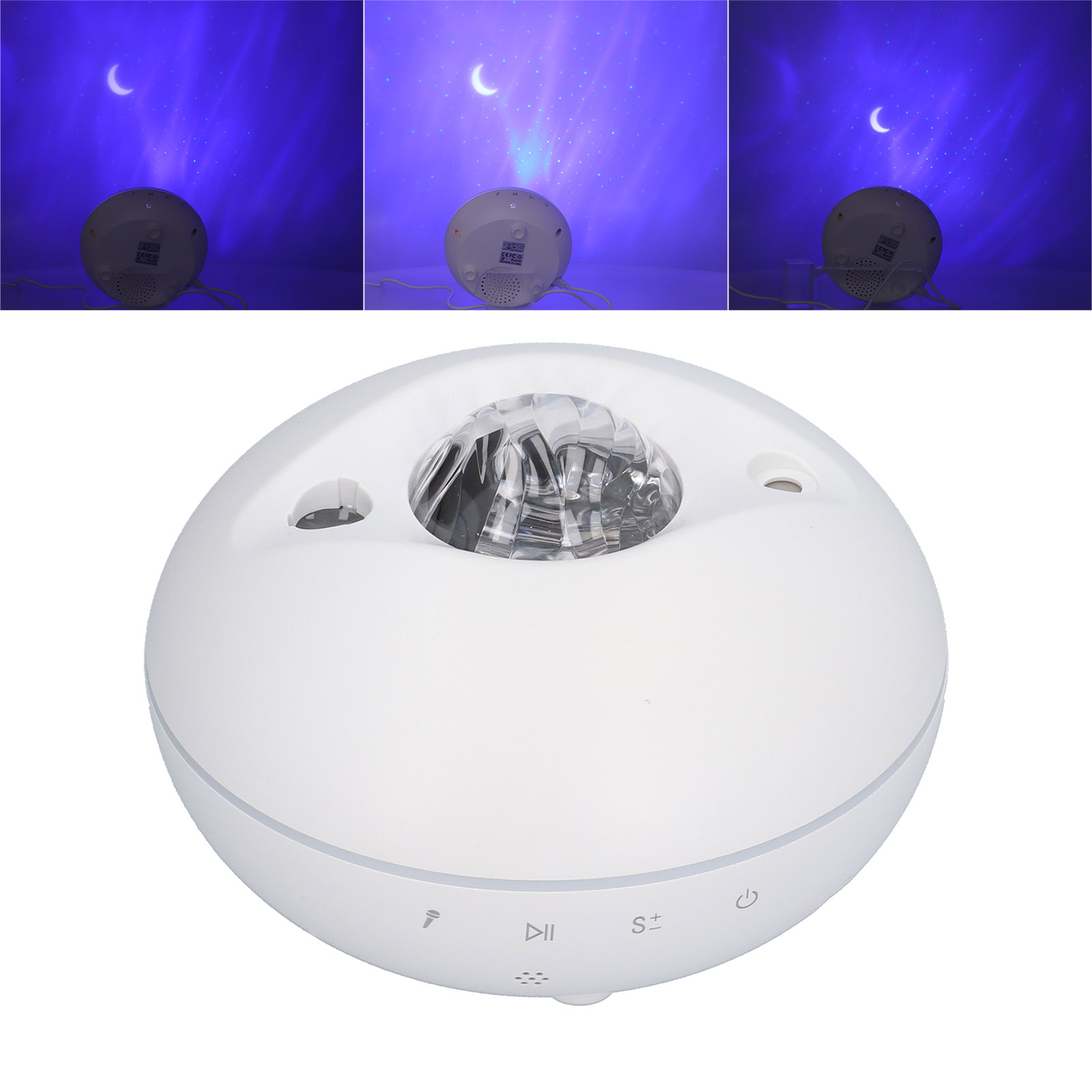 Led-sternenhimmelprojektor, Lichtprojektor, Rgb-mond- Und Sternenhimmellampe, Usb-betriebene Nebellampe, Stimmungsvolle Bühnenbeleuchtung Für Den Innenbereich.