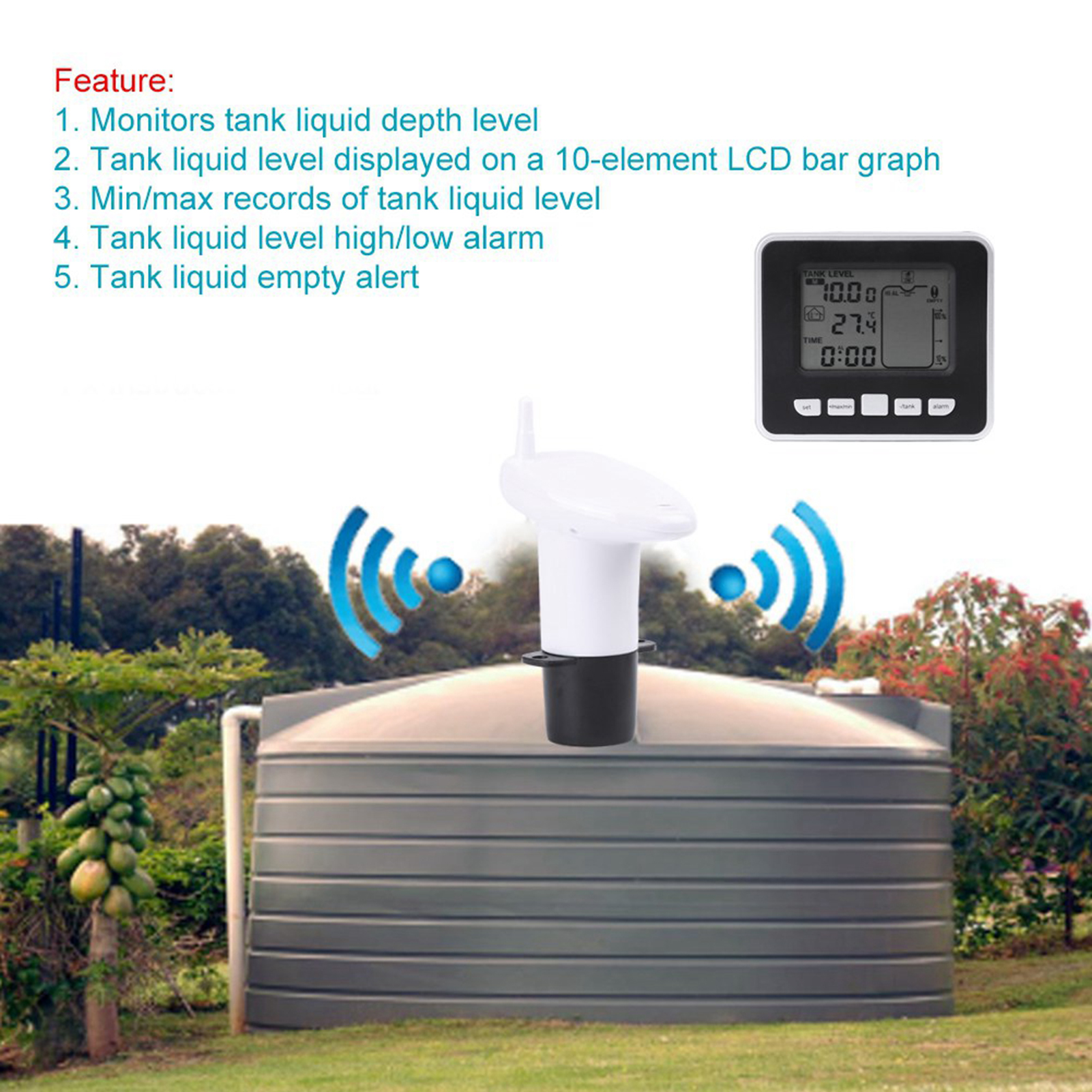 Ultraschall-füllstandsmesser Für Wassertanks