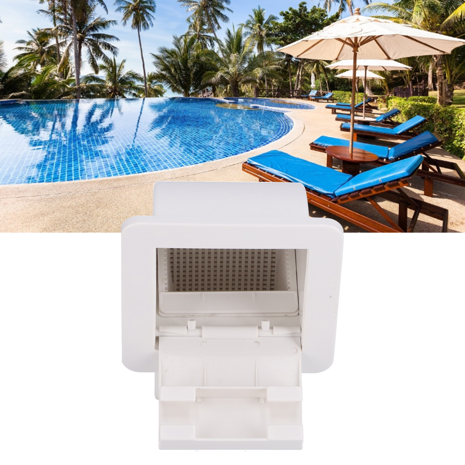 Gerät Zur Oberflächenschlammentfernung Für Kleine Becken (1,5 Zoll), Skimmerreinigungsgerät Für Schwimmbecken