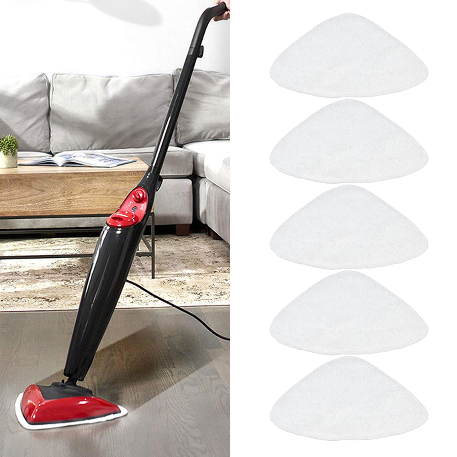 5cps Kompatibel Mit Dem Vileda O-cedar Dampfmopp-ersatztuch, Mikrofaser-mopppad