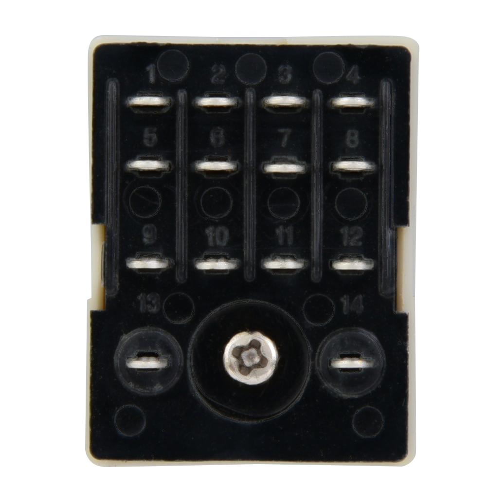 Belme H3y-4 Zeitverzögerungsrelais, 14 Pins, 12 V Dc