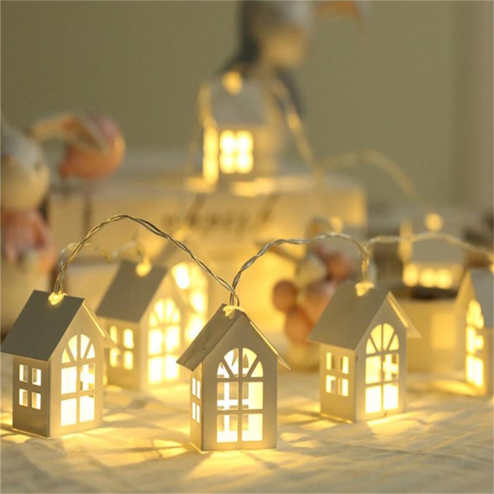 Dekorative Led-weihnachtslichterkette, Europäischer Stil, Ideal Zum Dekorieren Eines Kleinen Hauses Oder Schlafzimmers (nordischer Stil), 3 Meter, 20 Lichter.
